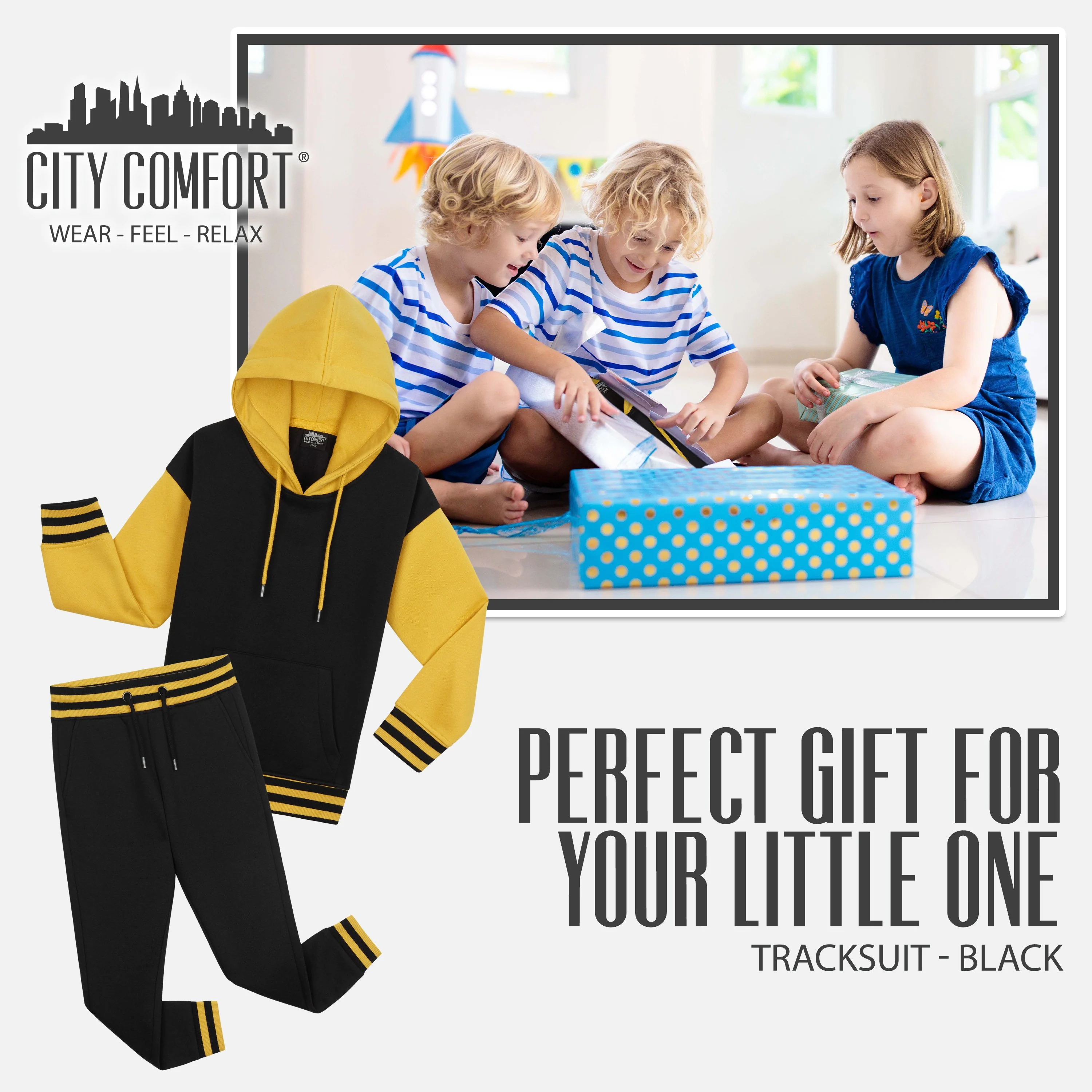 CityComfort Boys Tracksuit, Boys Hoodies and Joggers - Image 3