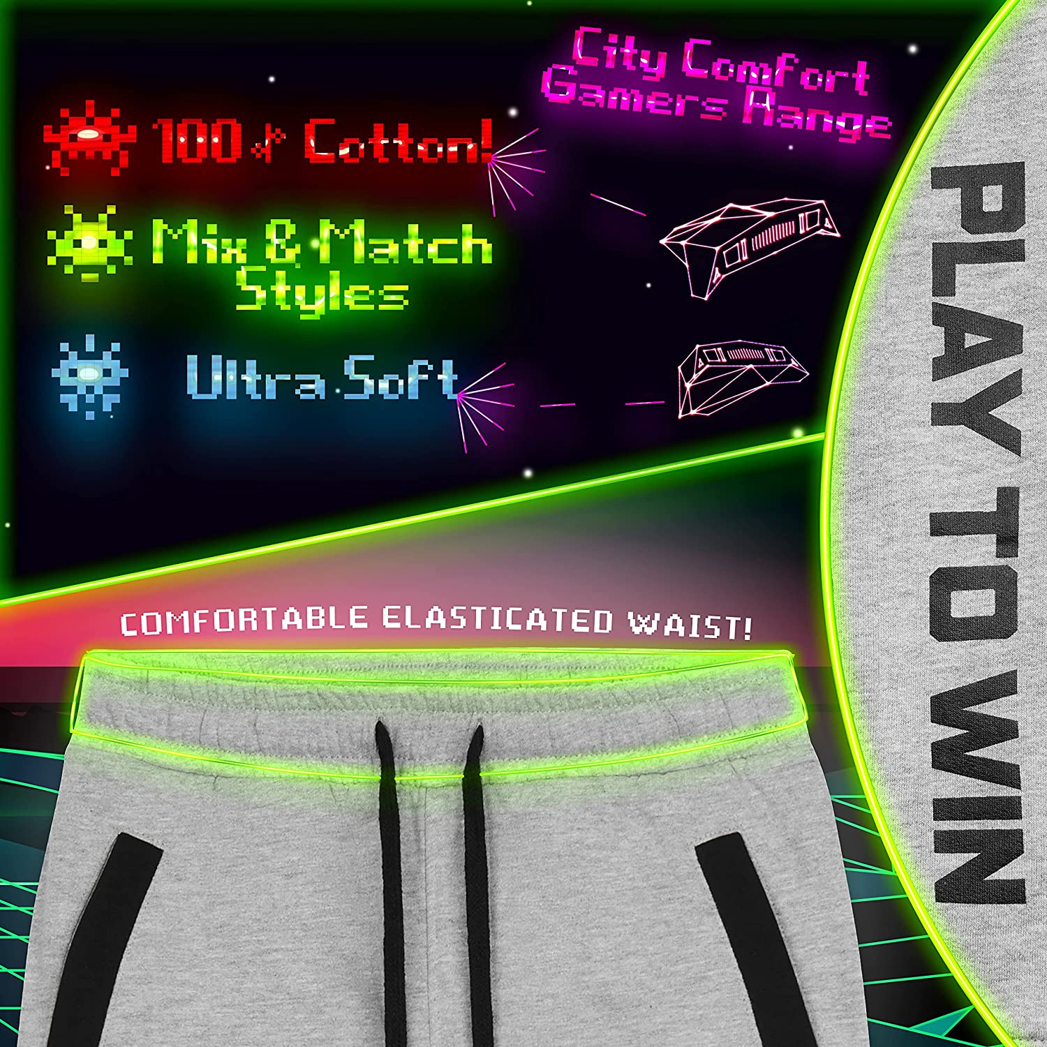 CityComfort Boys Tracksuit Bootoms, Boys Joggers , Gaming Gifts - Image 4
