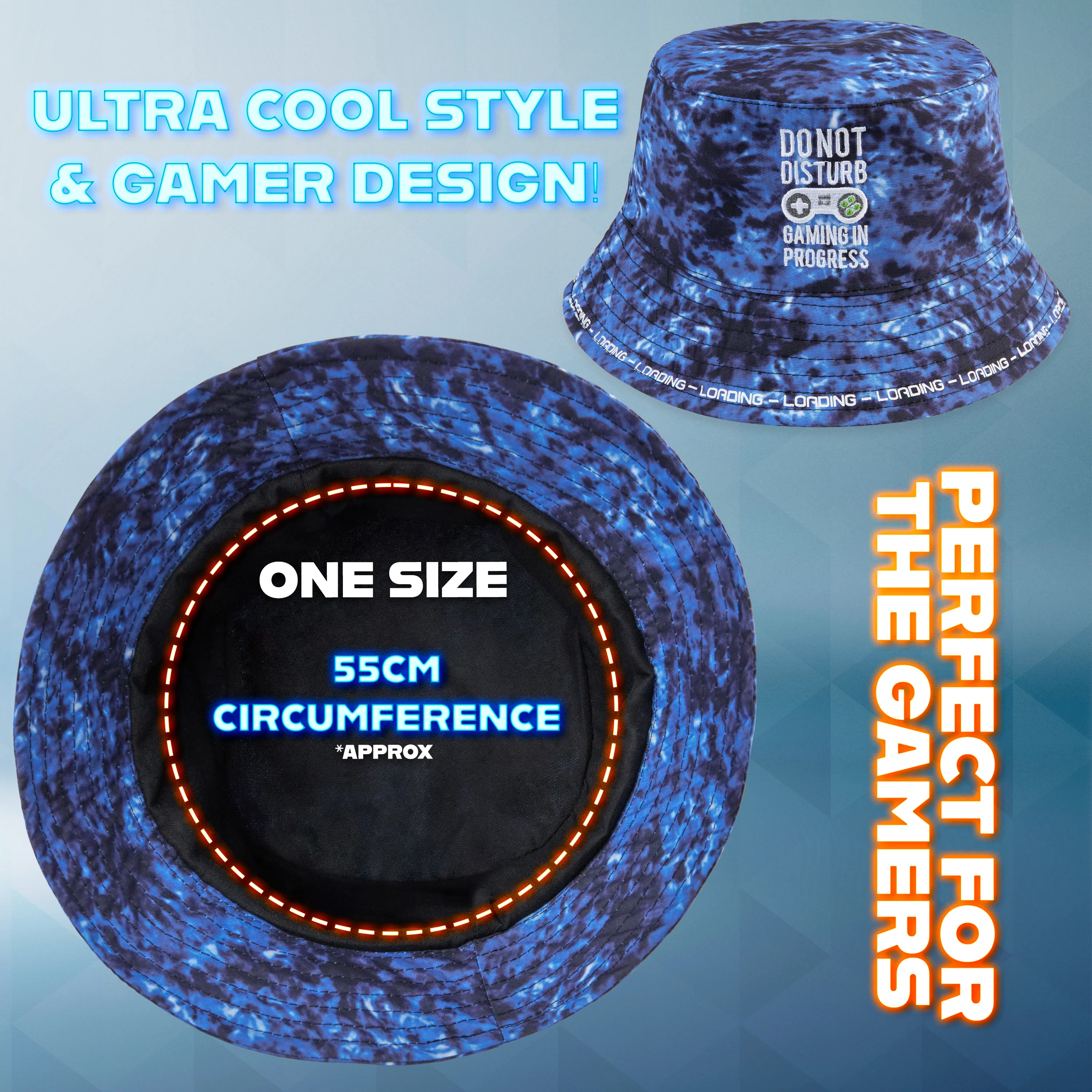 CityComfort Bucket Hat Kids Gamer Sun Hat for Boys and Girls - Image 7