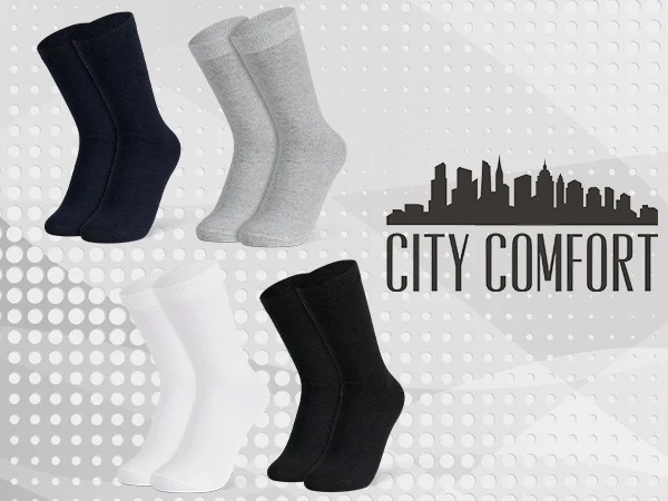 CityComfort Calf Socks for Women and Teenagers - Pack of 12