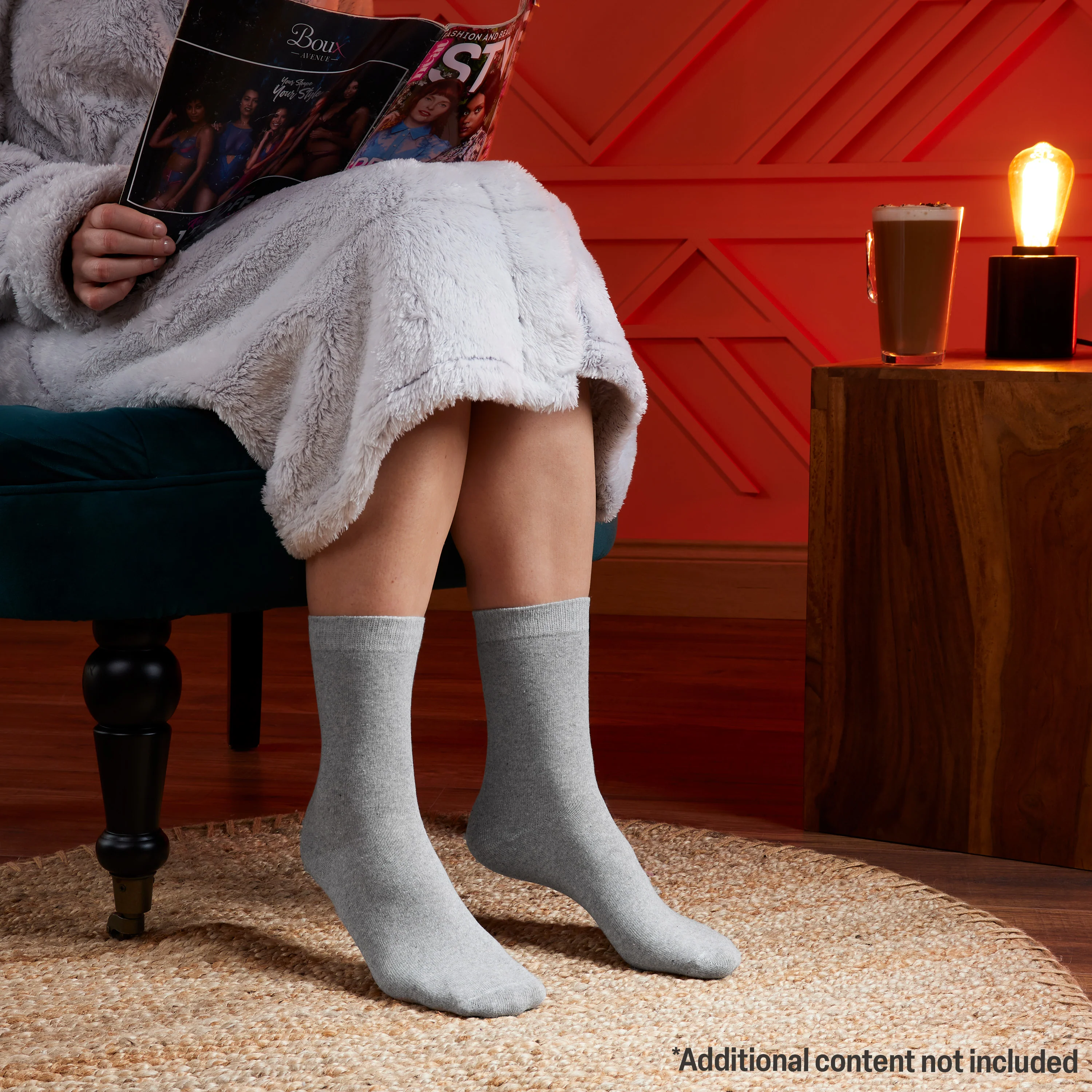 CityComfort Calf Socks for Women and Teenagers - Pack of 12 - Image 21