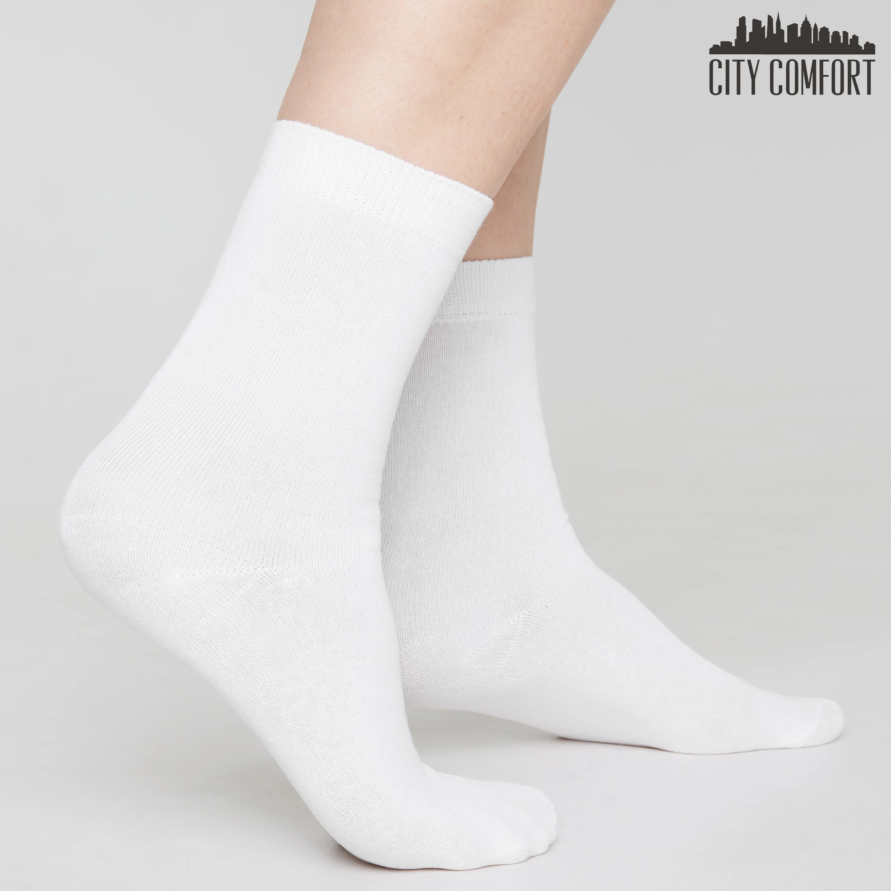 CityComfort Calf Socks for Women and Teenagers - Pack of 12 - Image 7