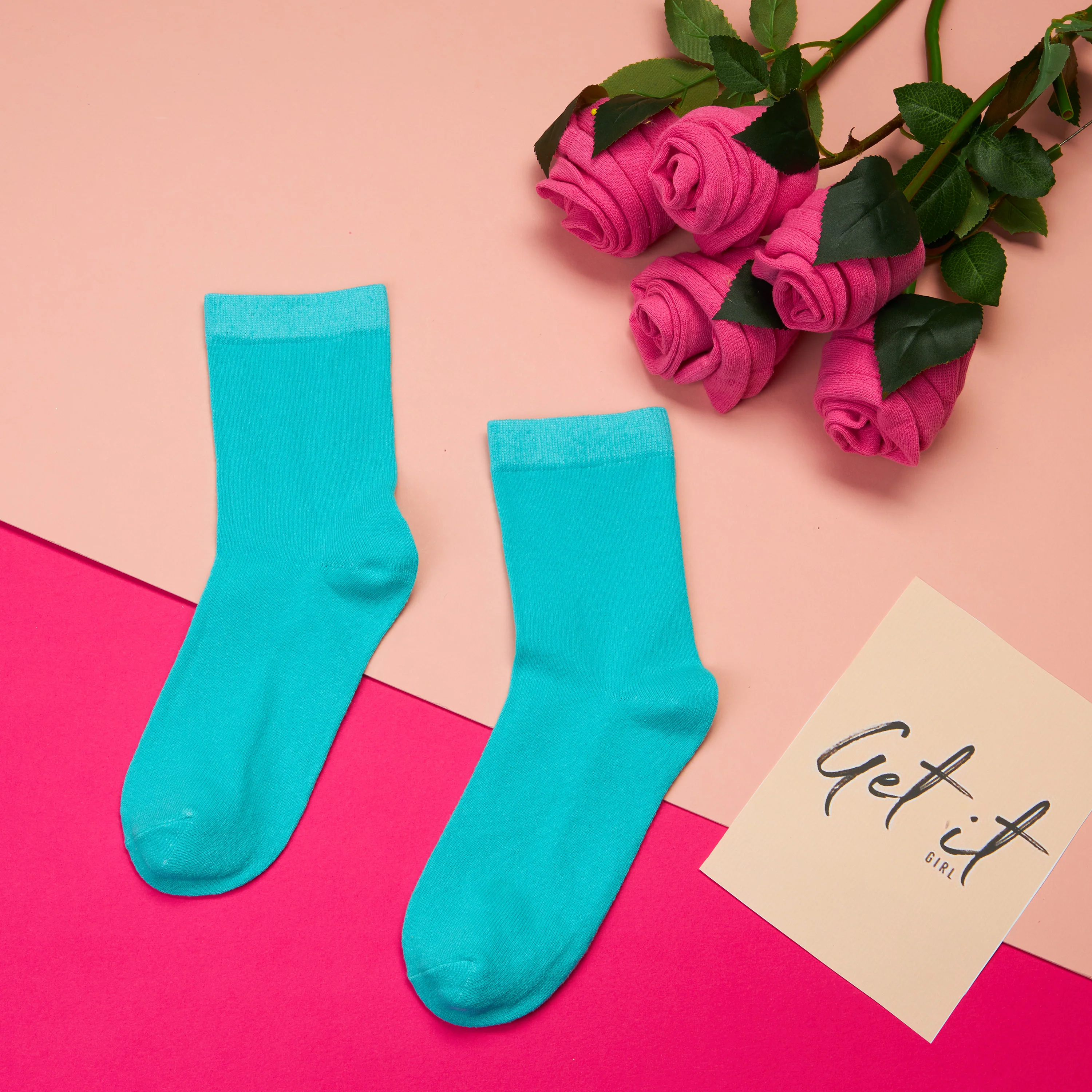CityComfort Calf Socks for Women and Teenagers - Pack of 6 - Image 26