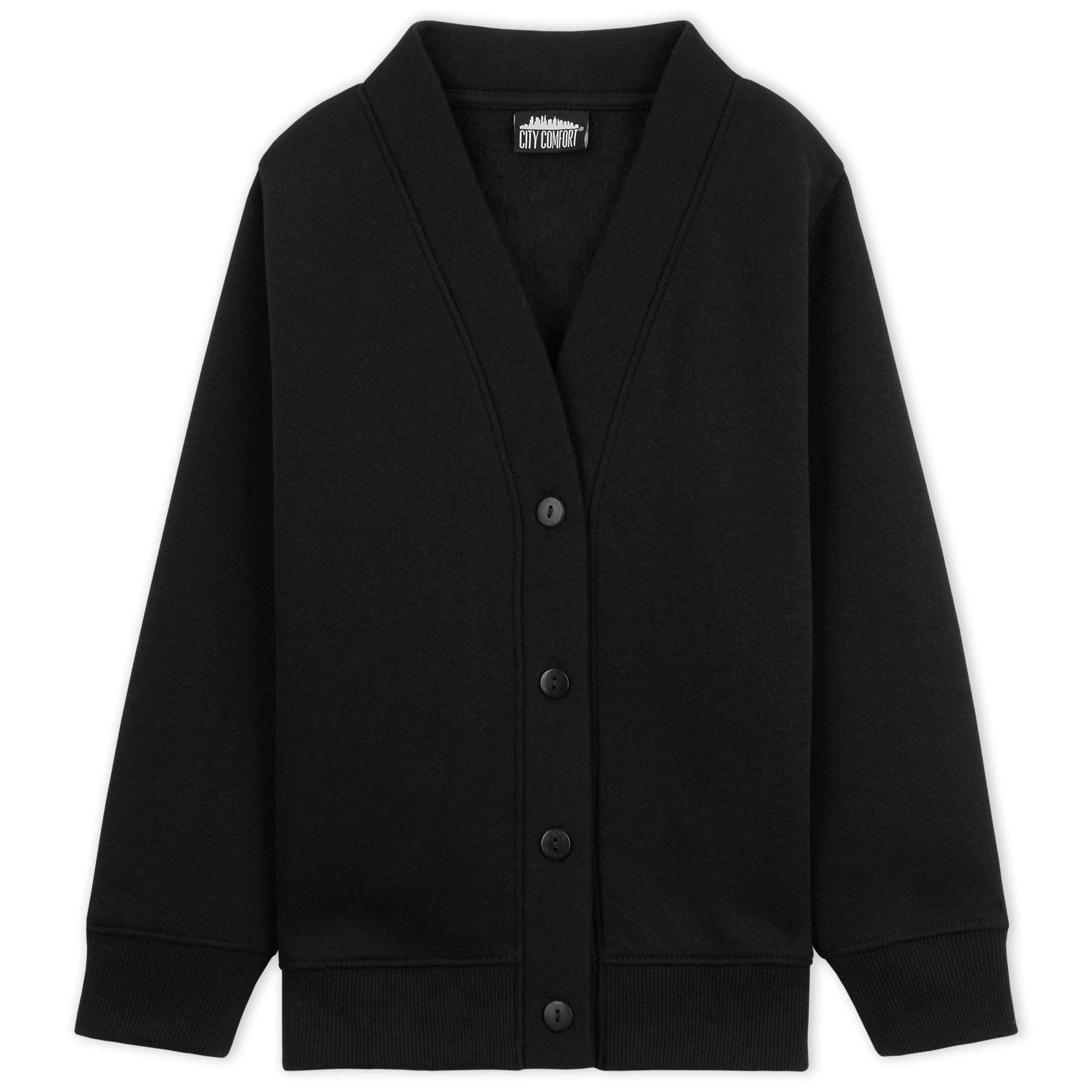 CityComfort Cardigan for Girls and Boys, 1 Pack - Plain Button Down Cardigan - Image 8