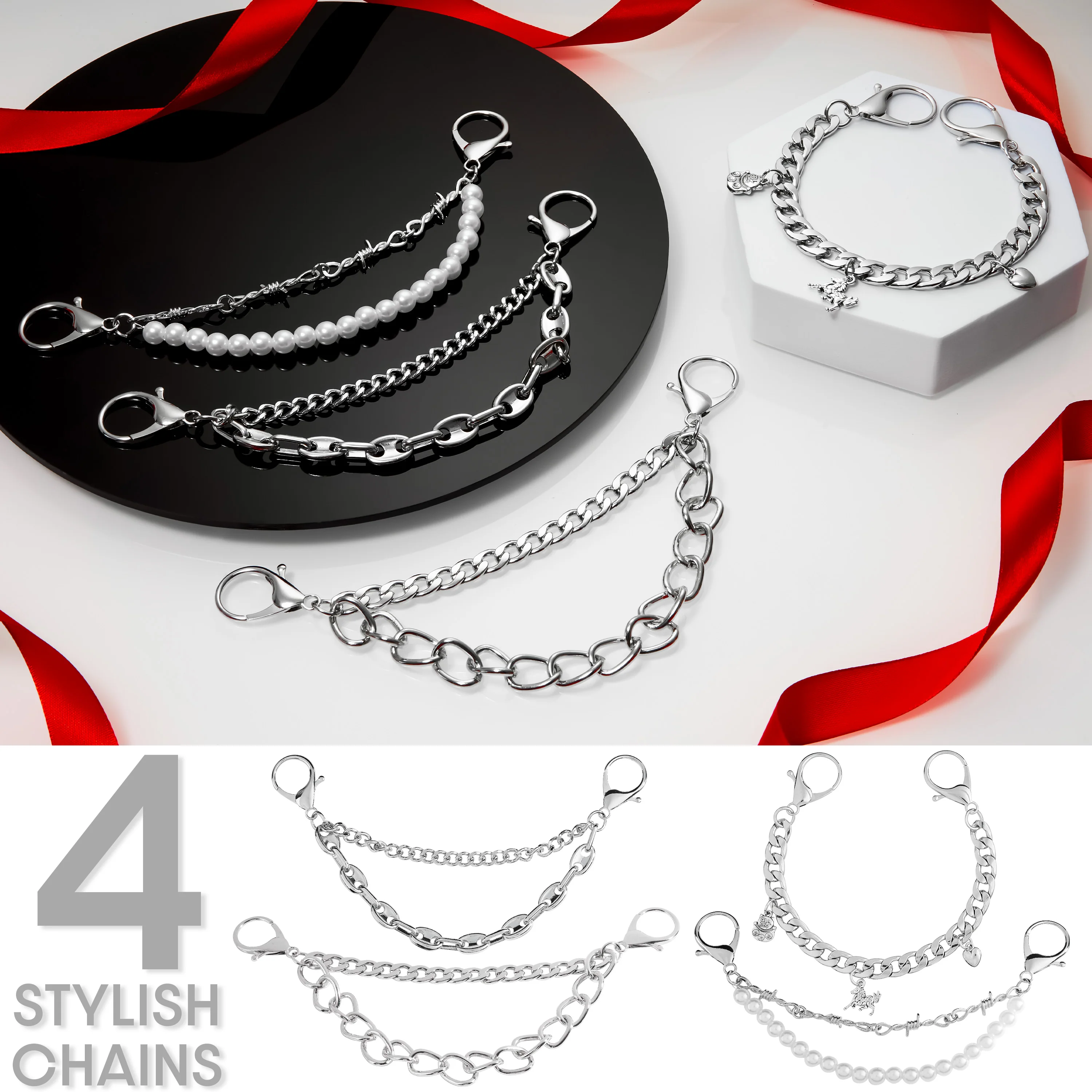 CityComfort Clog Charms, Mixed Shoe Decoration Charms Clog Chains Multipack - Image 6