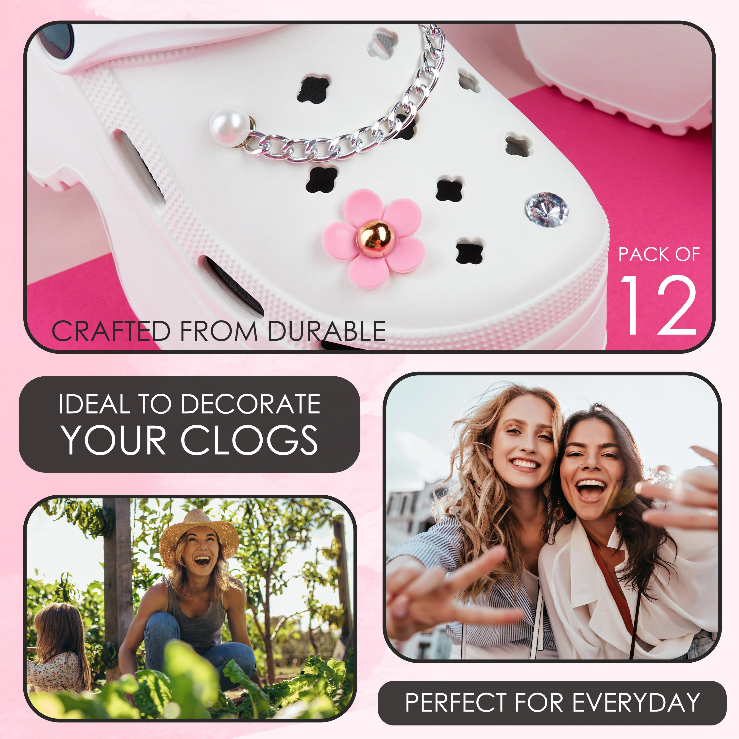 CityComfort Clog Charms, Mixed Shoe Decoration Charms - Multi - Image 5
