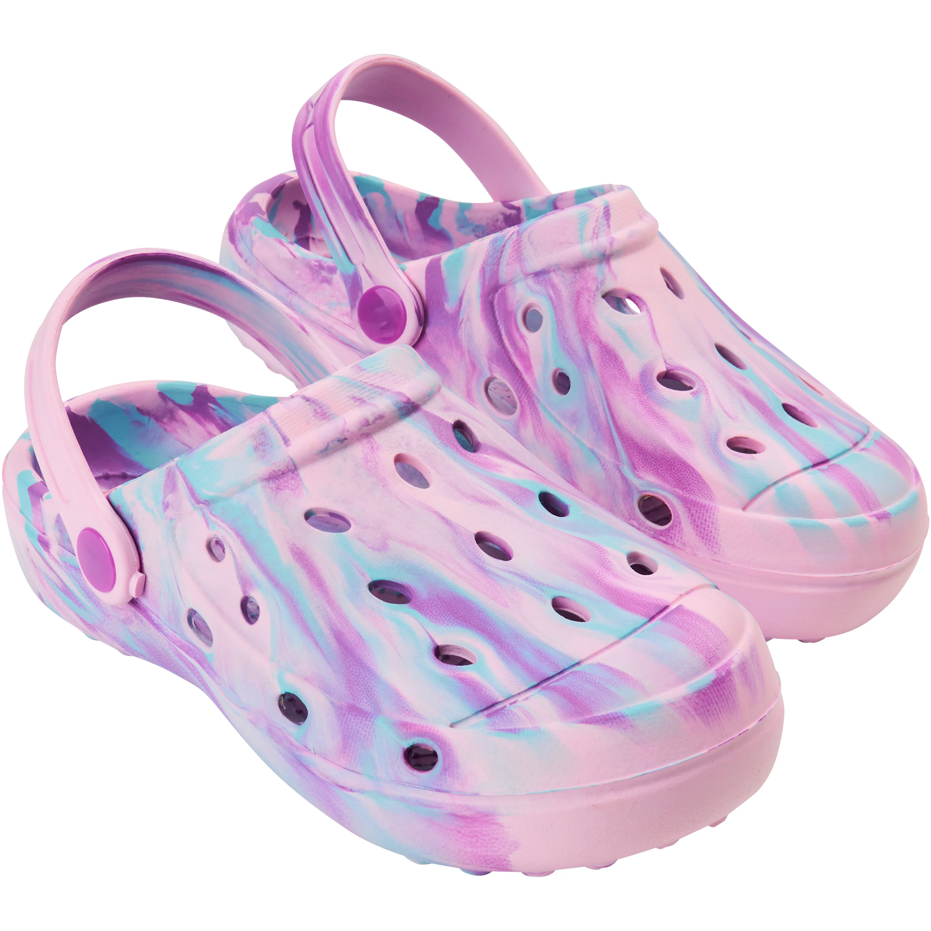 CityComfort Clogs for Girls Garden Shoes Tie Dye Summer Slip On with Strap for Beach Pool Indoor Outdoor Holiday Essentials - Image 13