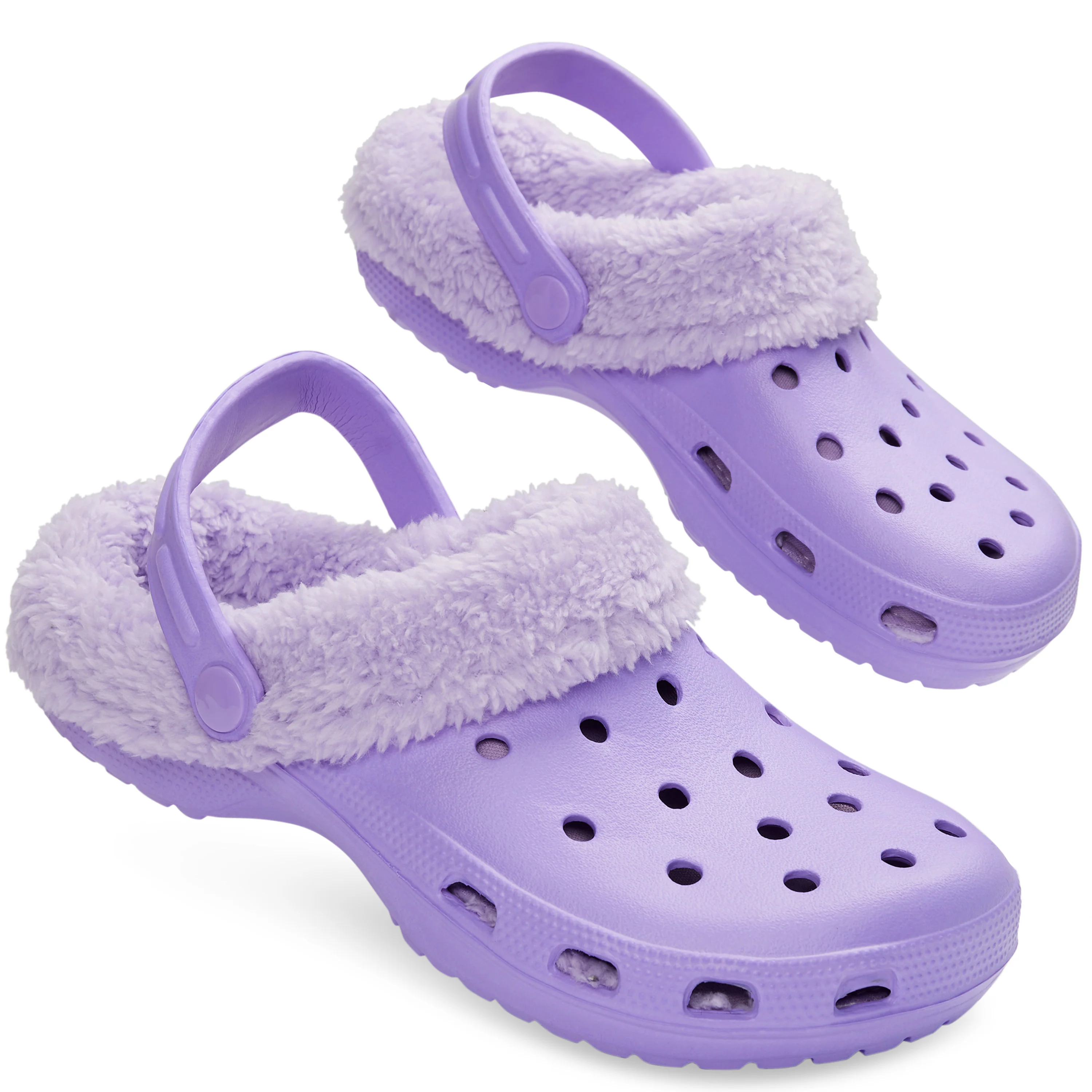 CityComfort Clogs Women Teens Winter Classic Fleece Lined House Shoes - Image 19