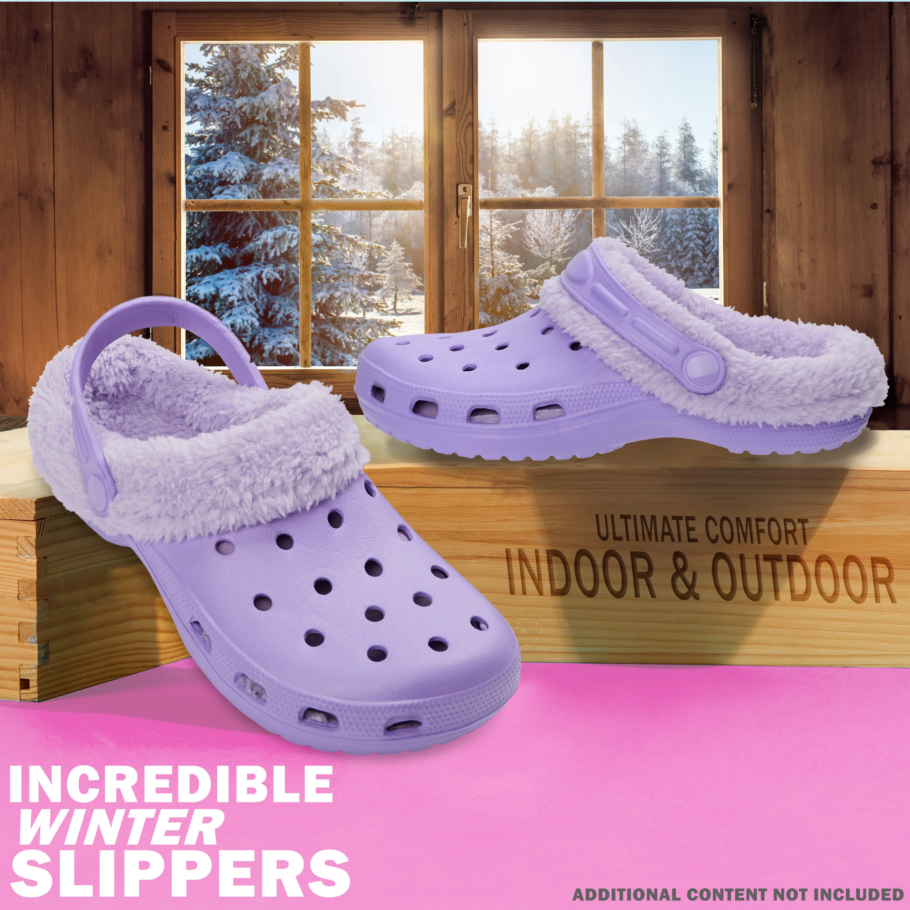 CityComfort Clogs Women Teens Winter Classic Fleece Lined House Shoes - Image 22