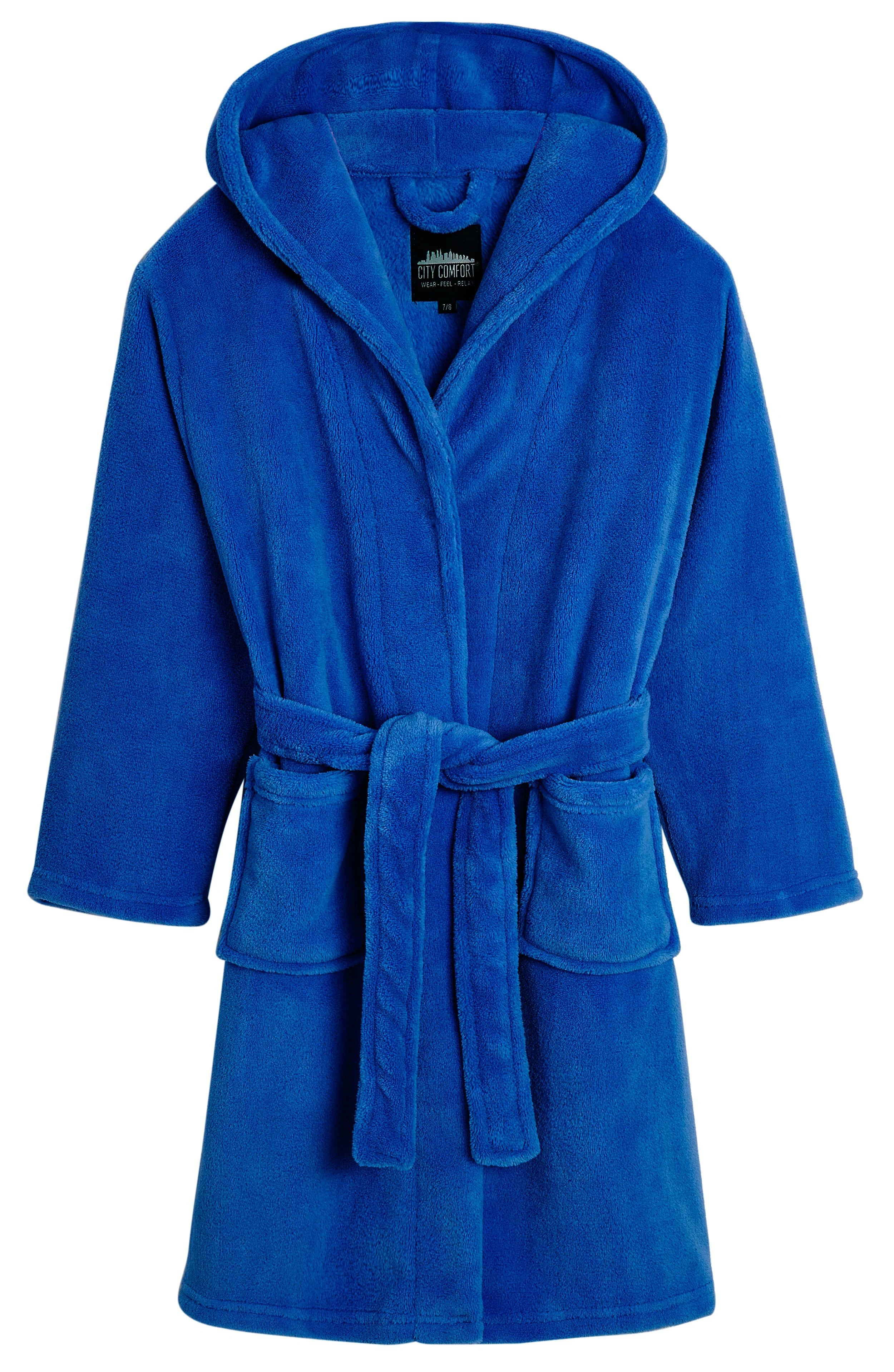 CityComfort Dressing Gown, Hooded Super Soft Dressing Gown with Belt for Girls&Boys Teenagers - Image 18