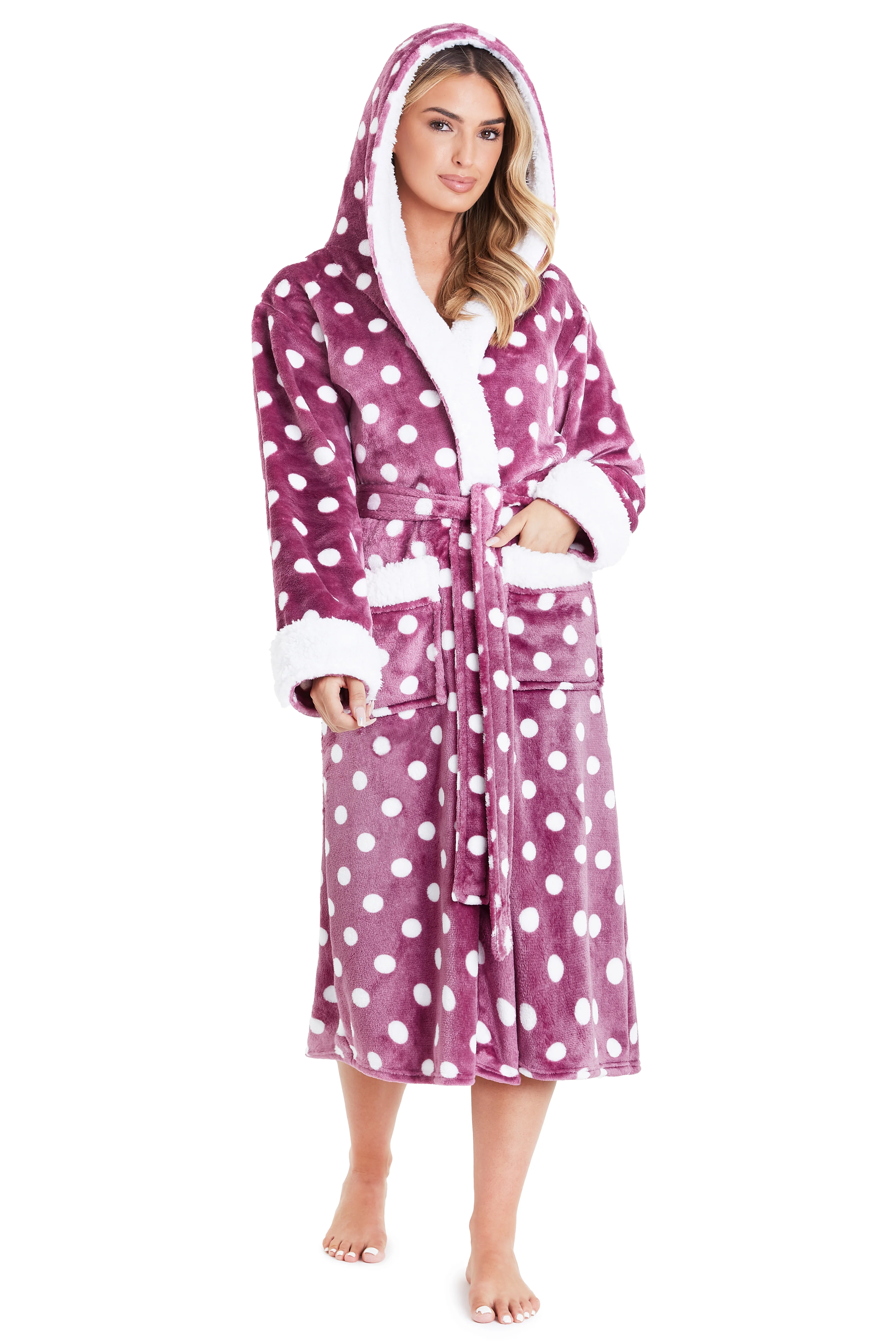 CityComfort Dressing Gowns For Women, Soft Fleece Women's Robes - Image 13