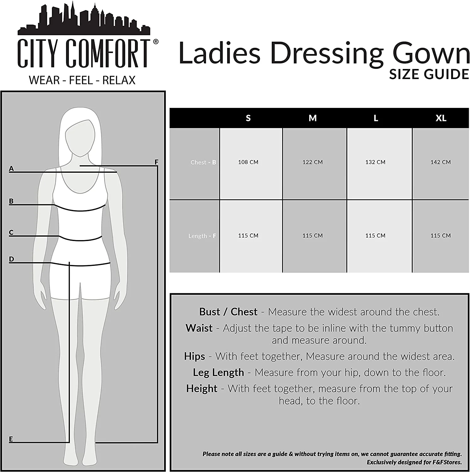 CityComfort Dressing Gowns For Women, Soft Women's Robes - Image 14
