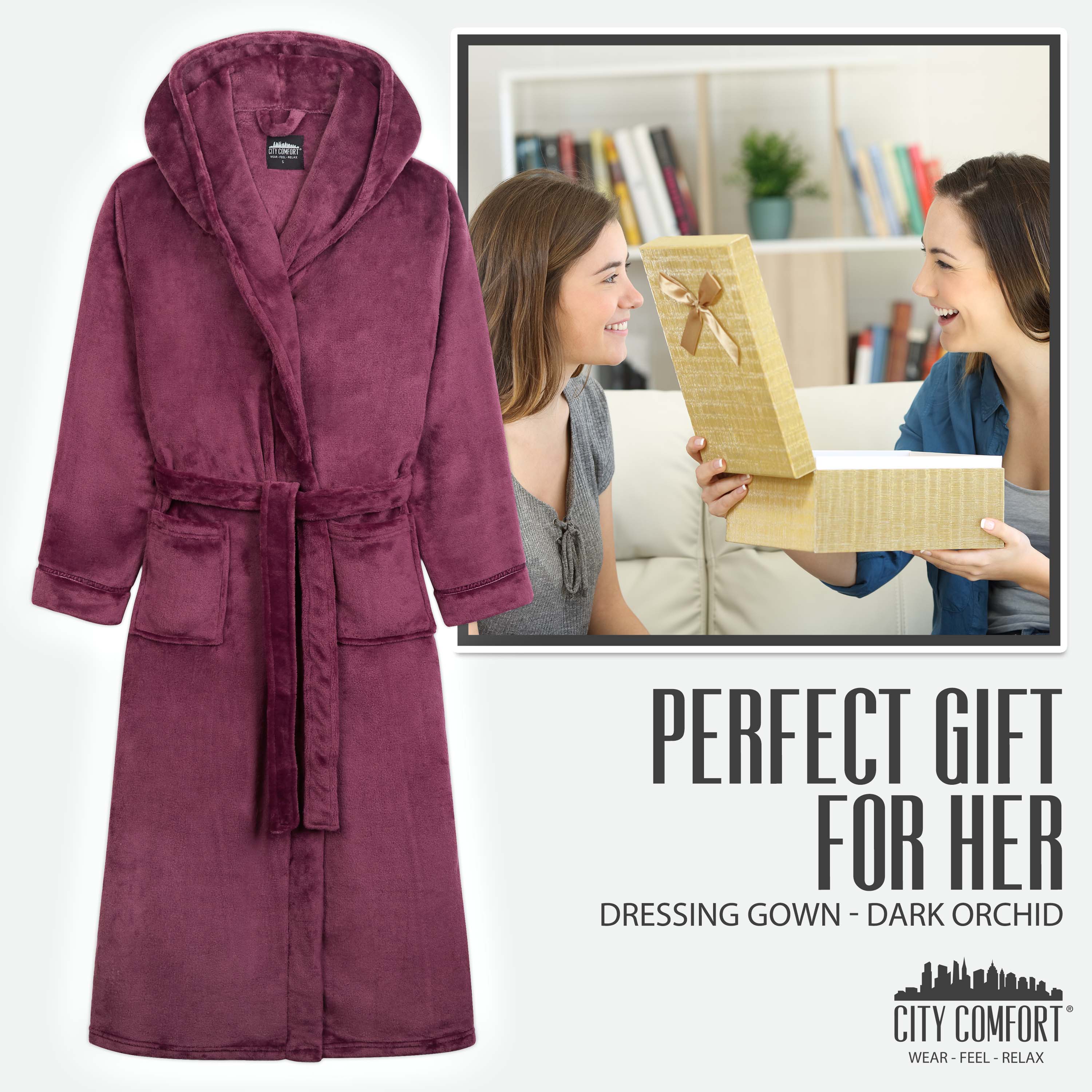 CityComfort Dressing Gowns For Women, Soft Women's Robes - Image 16