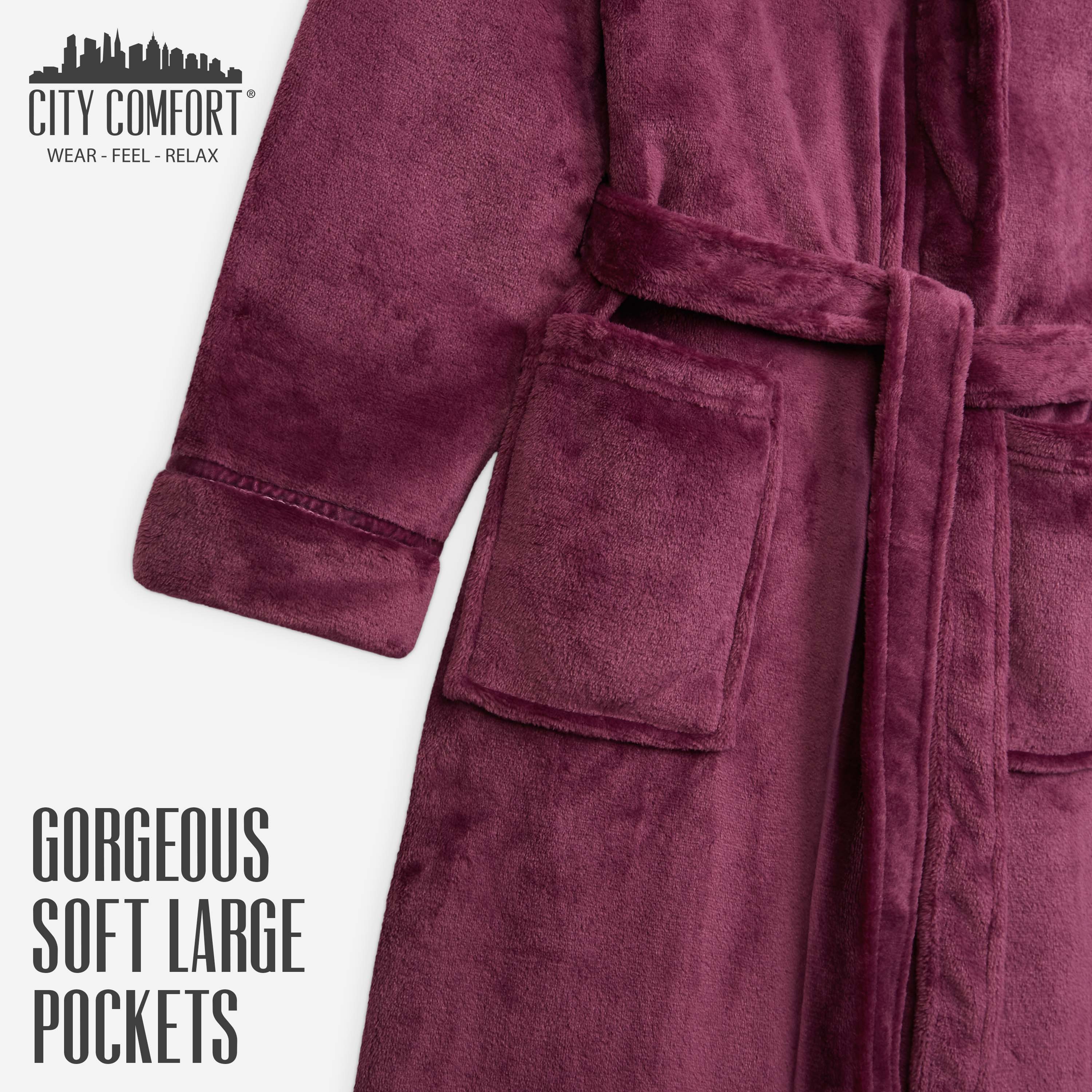 CityComfort Dressing Gowns For Women, Soft Women's Robes - Image 20