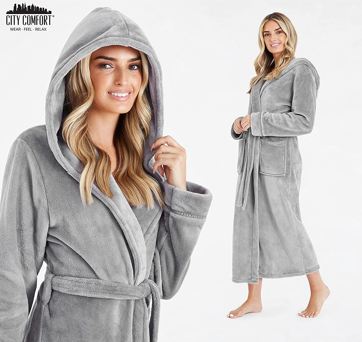 CityComfort Dressing Gowns For Women, Soft Women's Robes - Image 4