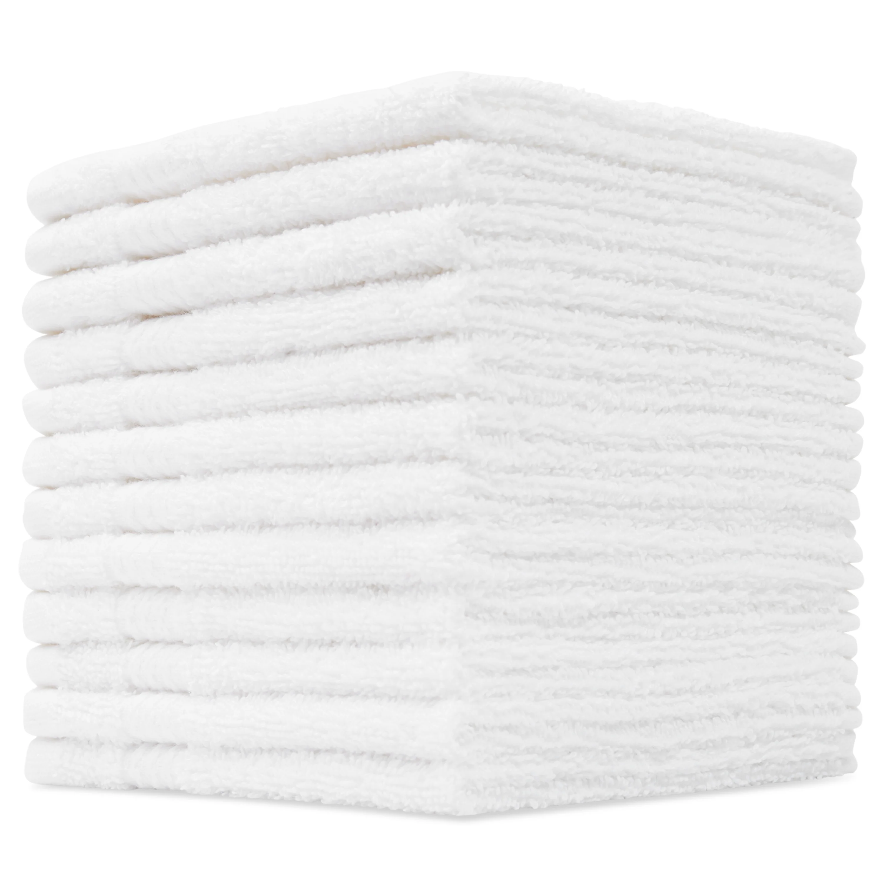 CityComfort Flannels Pack of 12 Face Towels 100% Cotton 550 GSM 30x30cm Highly Absorbent Soft Wash Cloth Household Essentials - Image 25