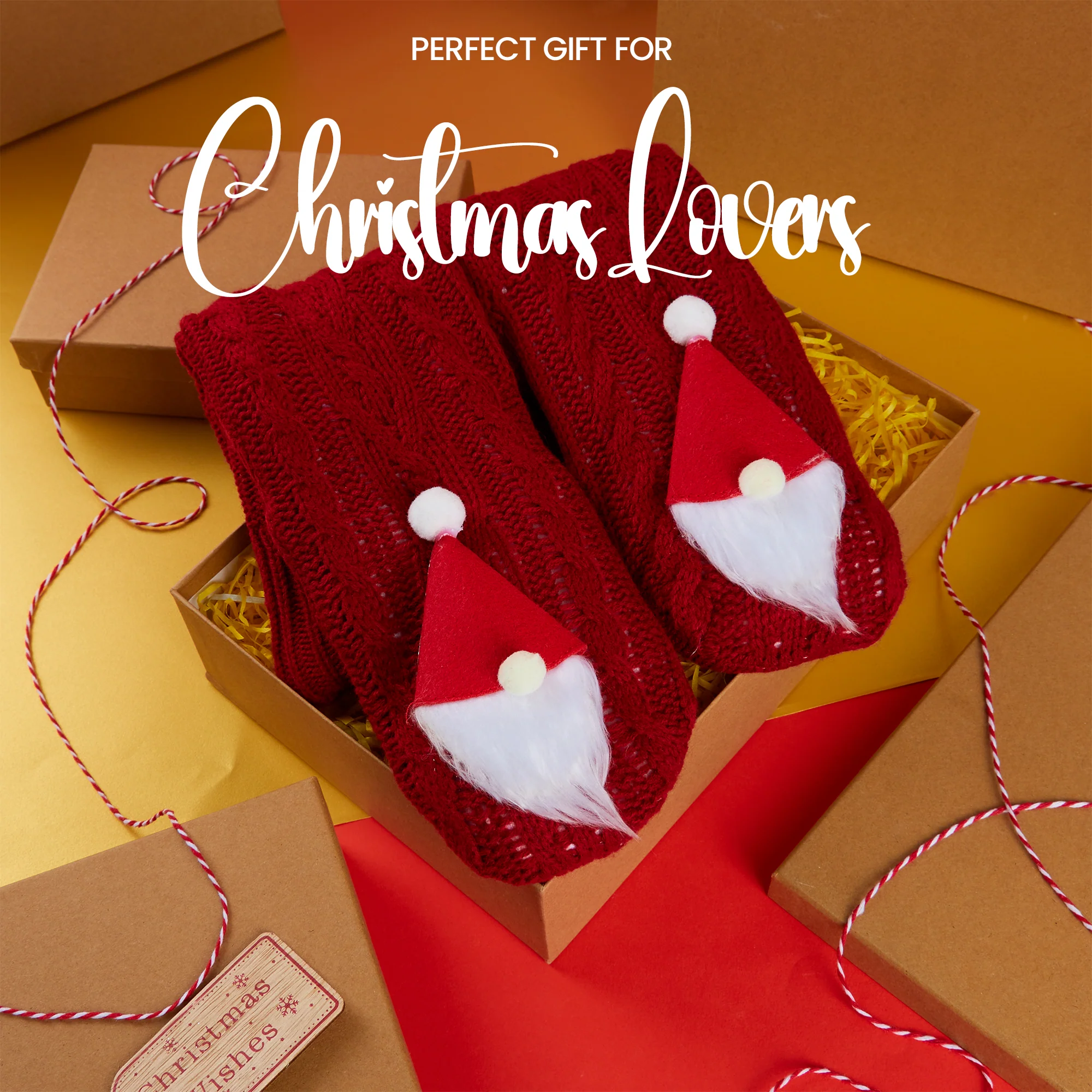 CityComfort Fluffy Christmas Socks for Women - Santa - Image 6