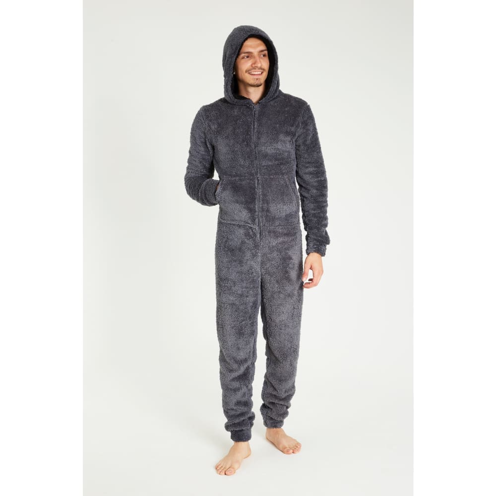 CityComfort Onesies for Men and Teens, Loungewear Fleece Pyjamas Men All in One Jumpsuit Nightwear - Image 11