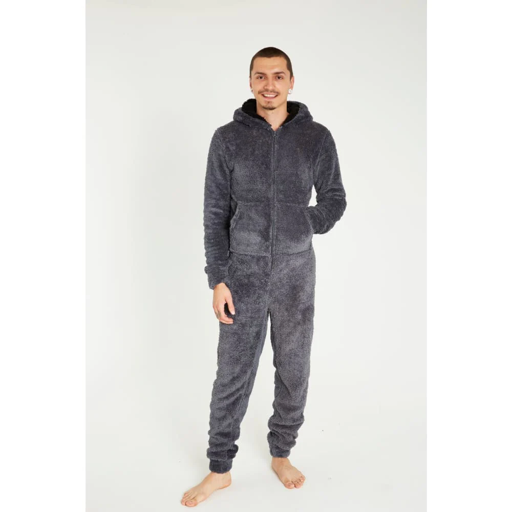 CityComfort Onesies for Men and Teens, Loungewear Fleece Pyjamas Men All in One Jumpsuit Nightwear - Image 15