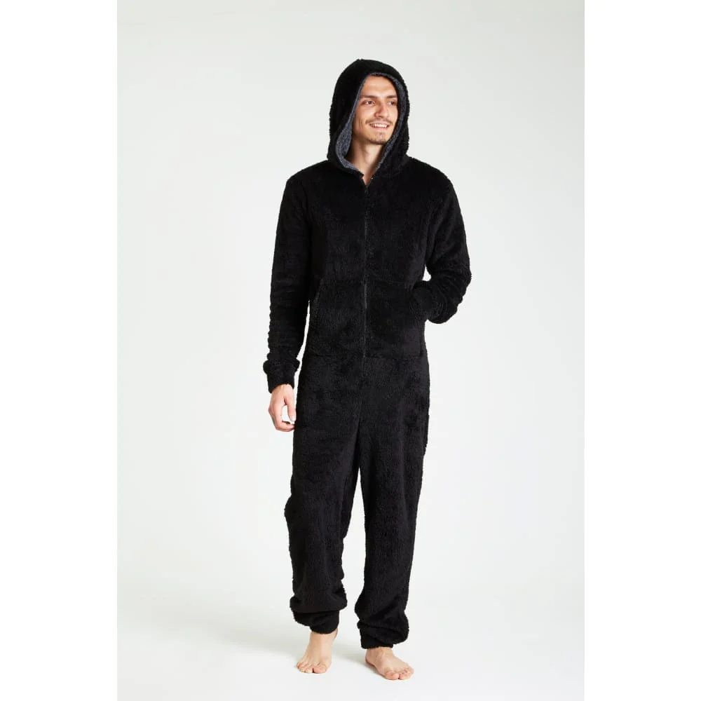 CityComfort Onesies for Men and Teens, Loungewear Fleece Pyjamas Men All in One Jumpsuit Nightwear - Image 3