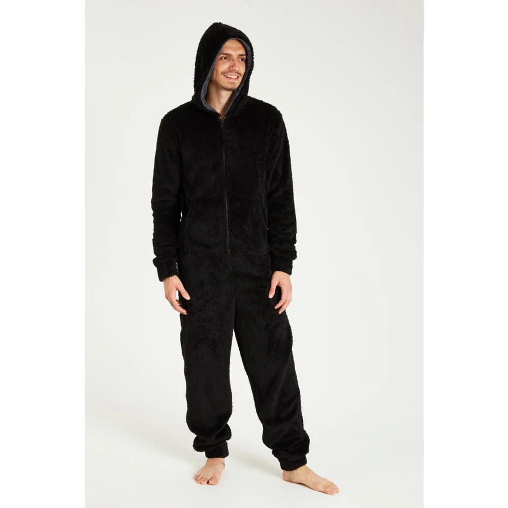 CityComfort Onesies for Men and Teens, Loungewear Fleece Pyjamas Men All in One Jumpsuit Nightwear - Image 4