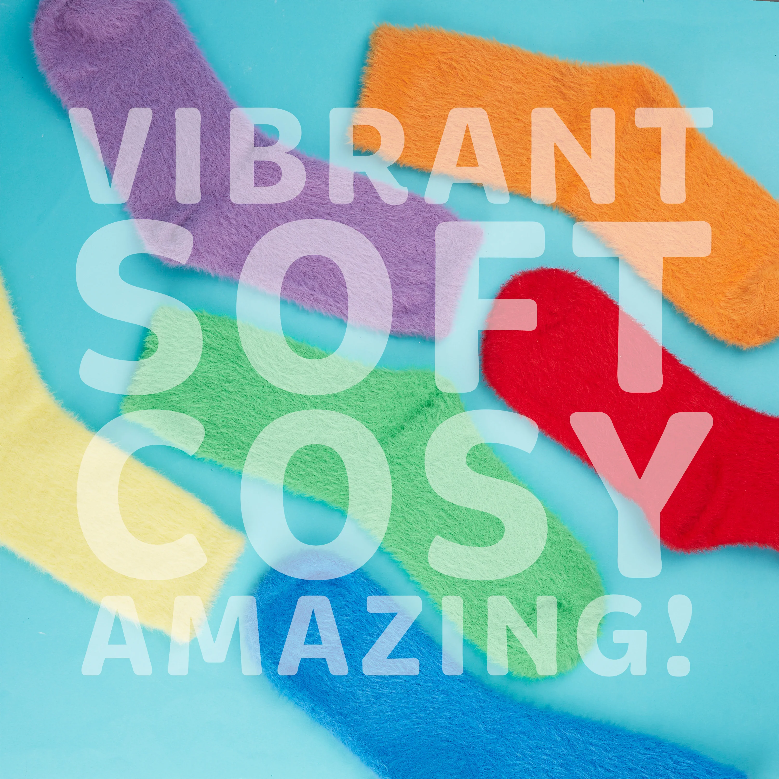 CityComfort Fluffy Socks Women Teenagers - Pack of 6 - Image 12