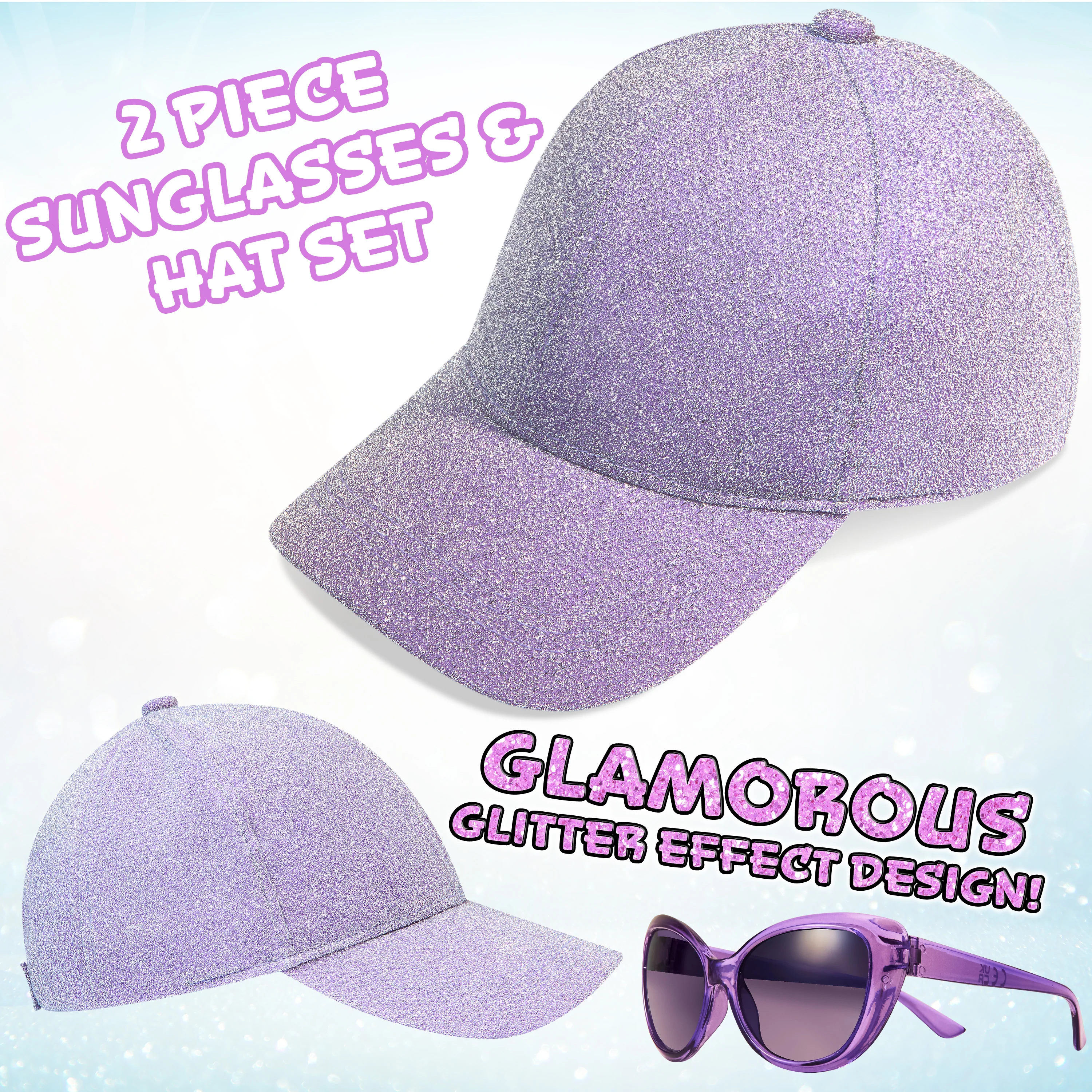 CityComfort Girls Cap and Sunglasses Set, Baseball Cap and UV Sunglasses - Image 15