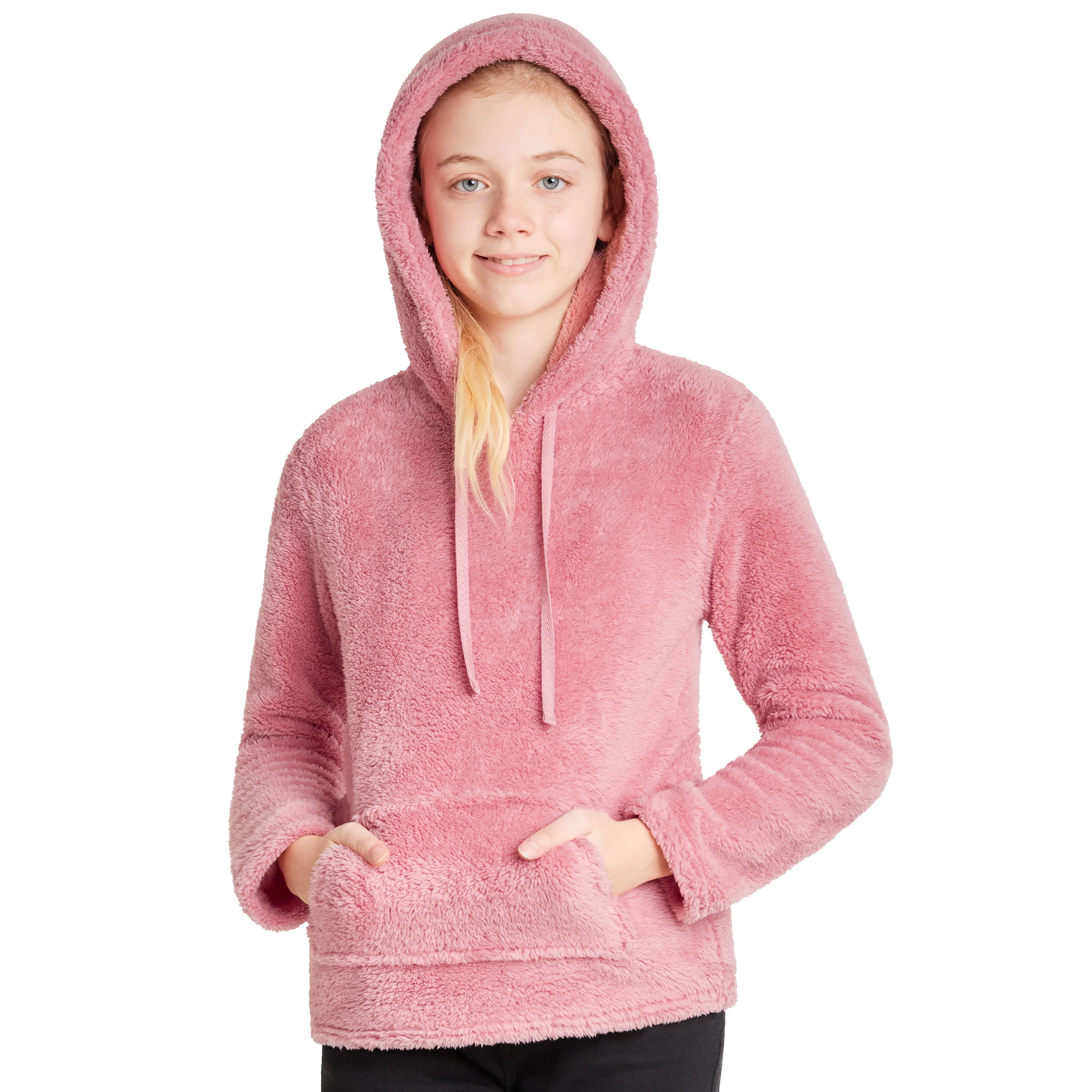 CityComfort Girls Fleece Hoodie, Soft Fluffy Hooded Pullover - Gifts for Kids - Image 19