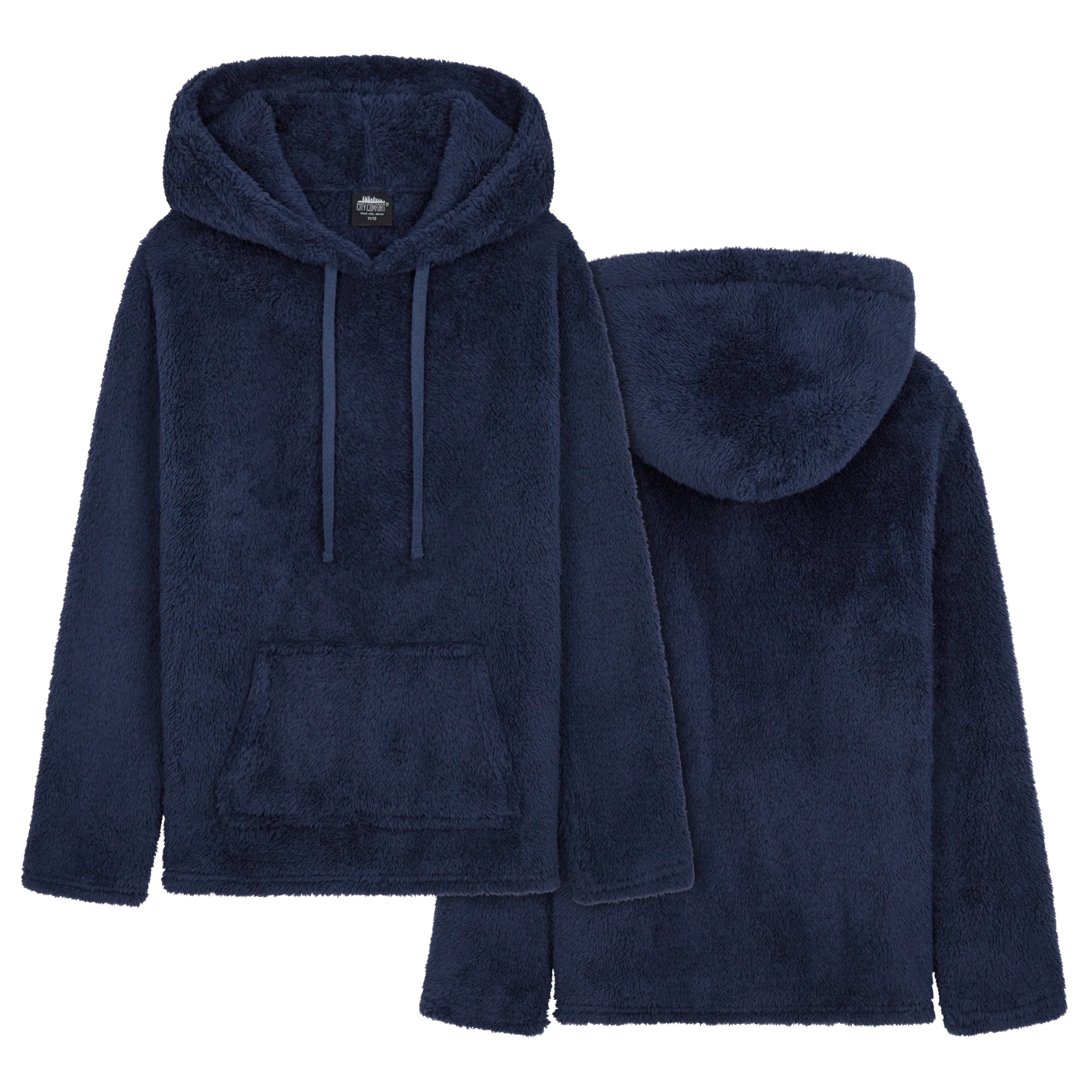 CityComfort Girls Fleece Hoodie, Soft Fluffy Hooded Pullover - Gifts for Kids - Image 2
