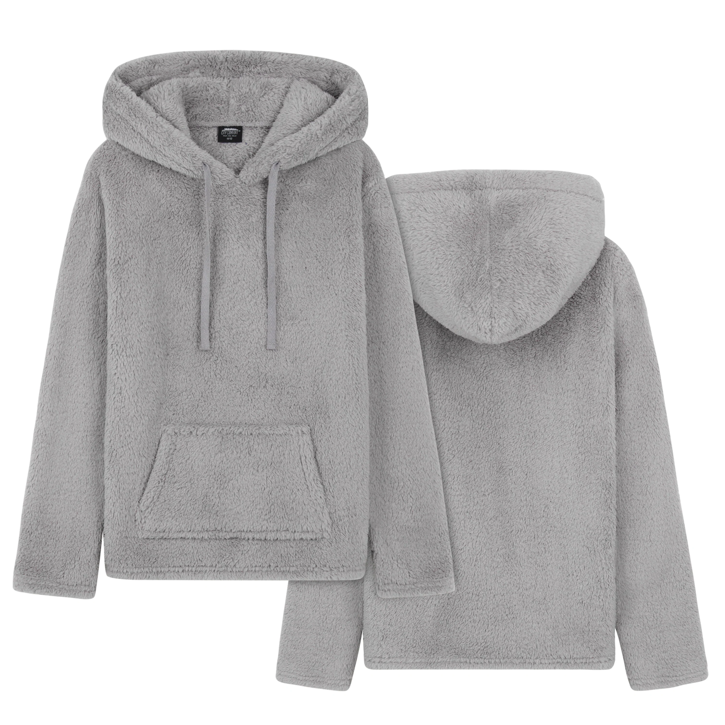 CityComfort Girls Fleece Hoodie, Soft Fluffy Hooded Pullover - Gifts for Kids - Image 8