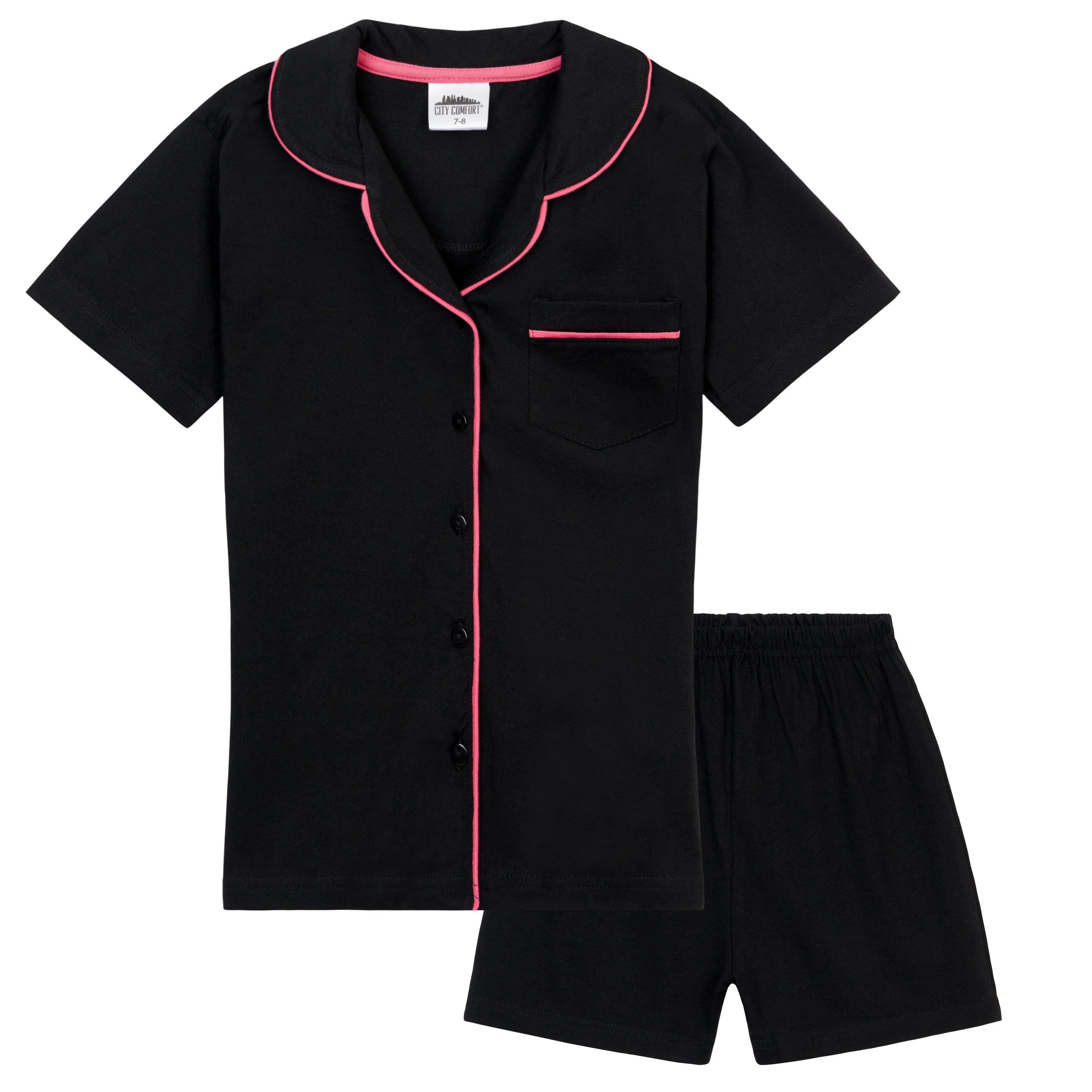 CityComfort Girls Pyjamas Summer Nightwear Sets Button Down Short Pyjamas for Kids - Image 20