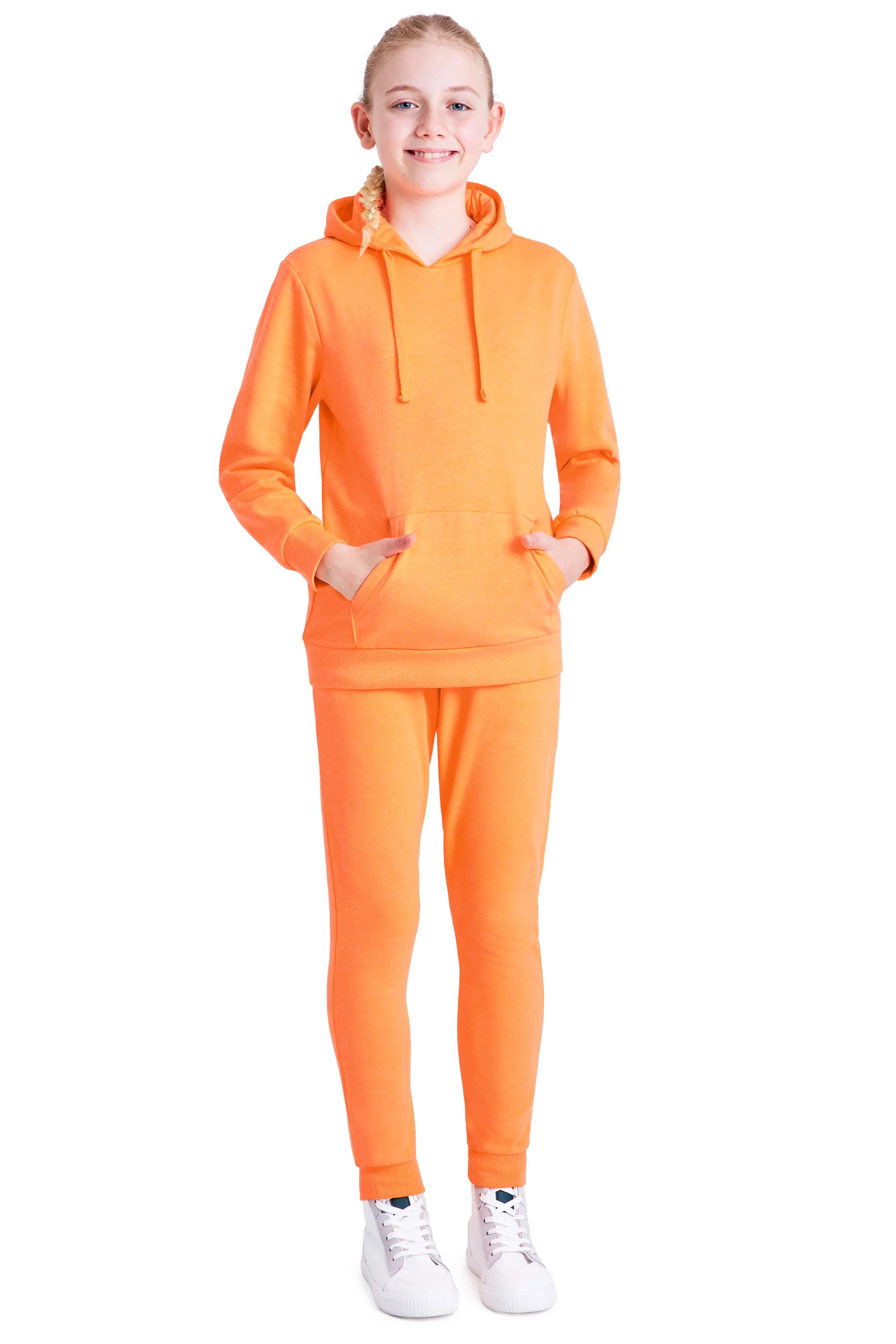 CityComfort Girls Tracksuit Set 2 Piece Jogging Bottoms and Hoodie Loungewear - Image 8