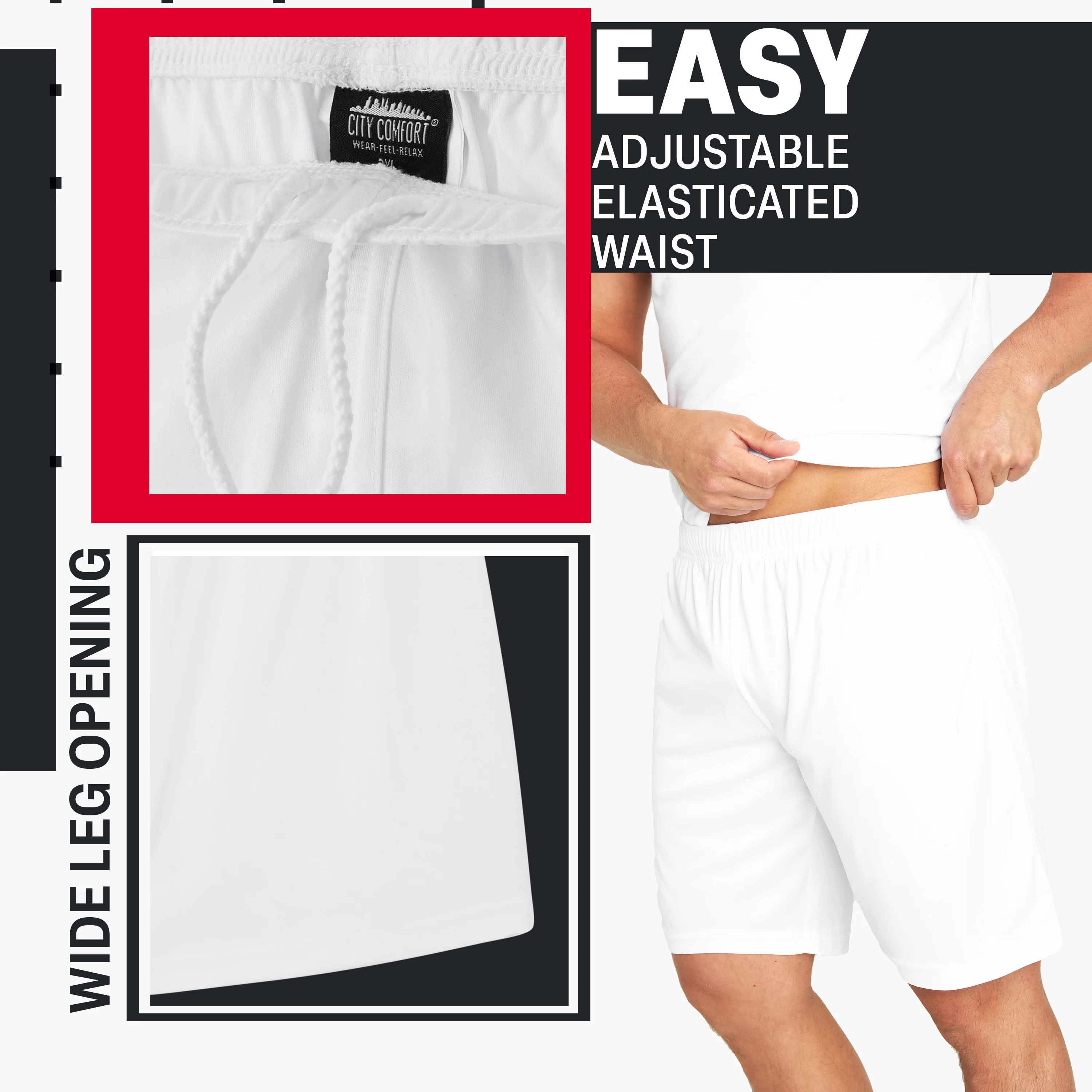 CityComfort Gym Shorts for Men, Quick Dry Running Shorts - Image 17
