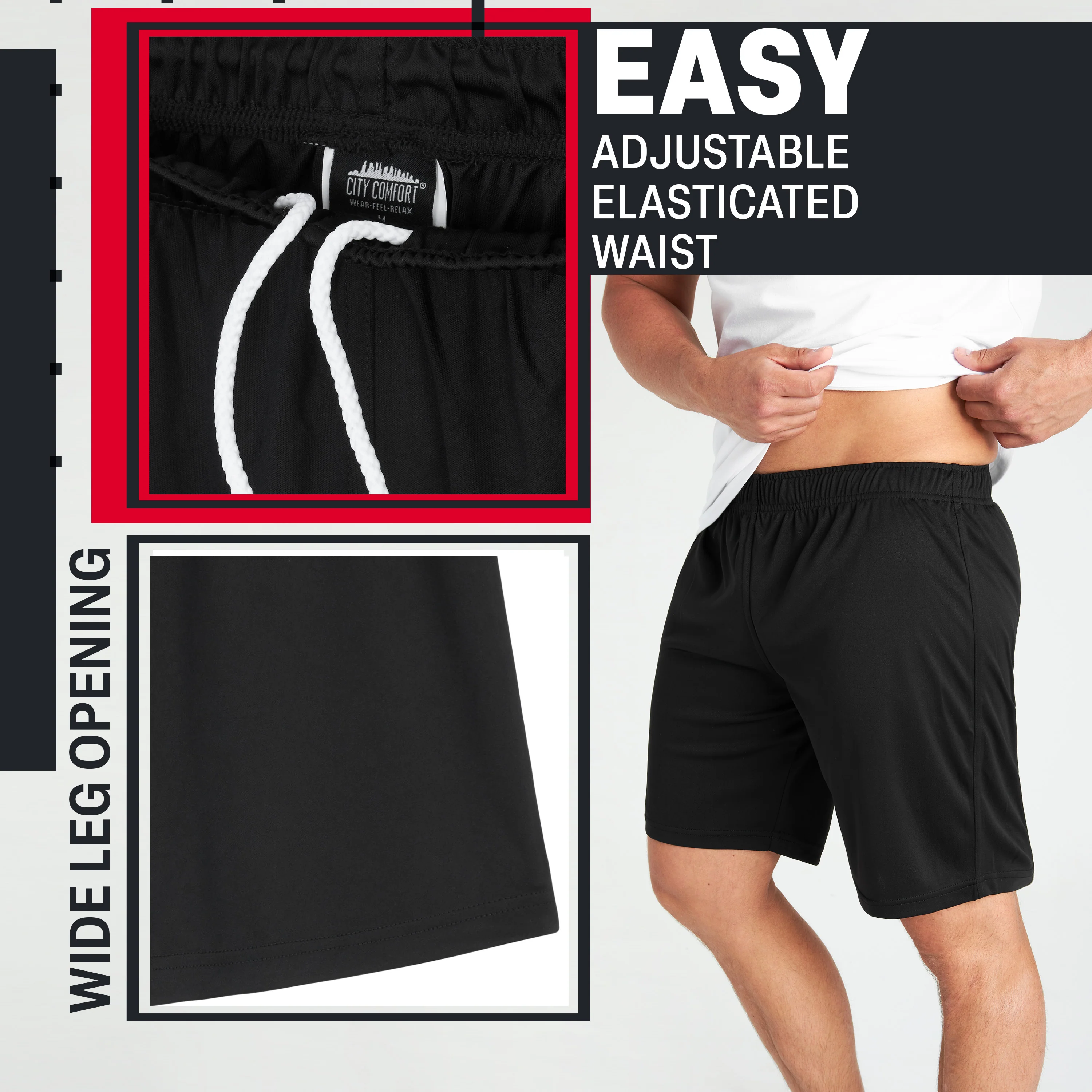 CityComfort Gym Shorts for Men, Quick Dry Running Shorts - Image 23