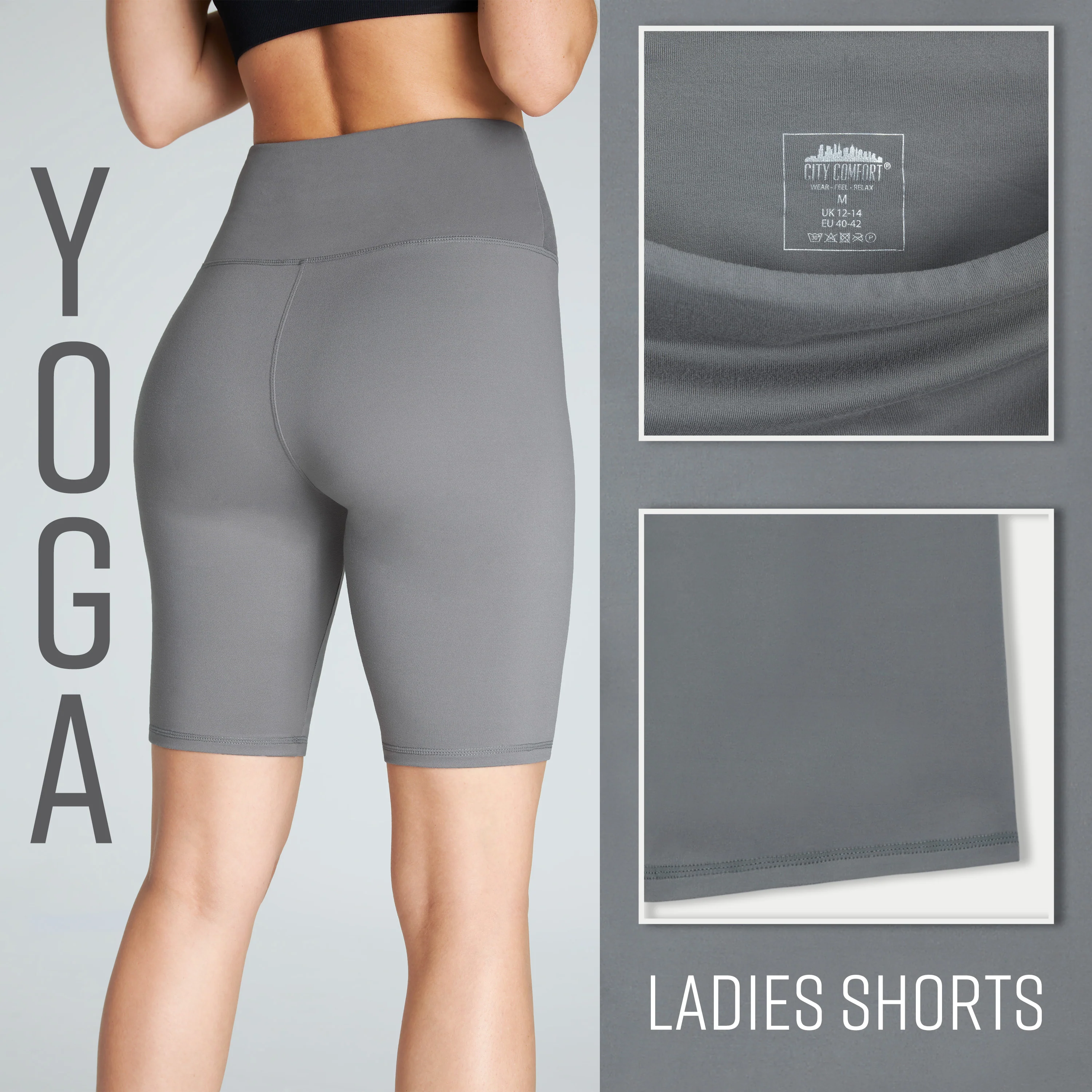CityComfort Gym Shorts for Women - Yoga Shorts - Image 18
