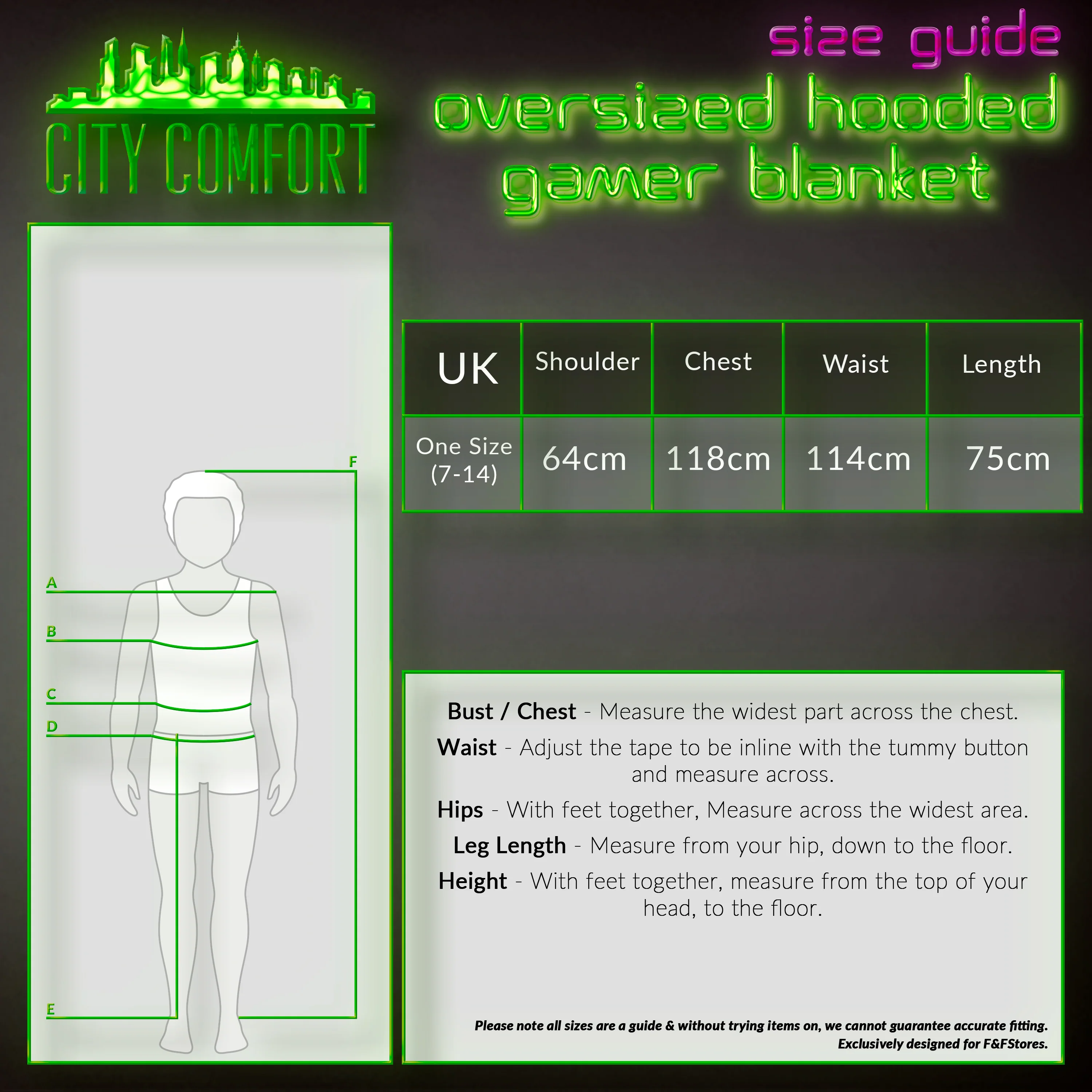 CityComfort Hoodie Blanket for Kids & Teenagers Fleece Wearable Blanket Warm Gamer Football Oversized Hoodie with Sherpa Hood Loungewear Gaming Gifts - Image 7