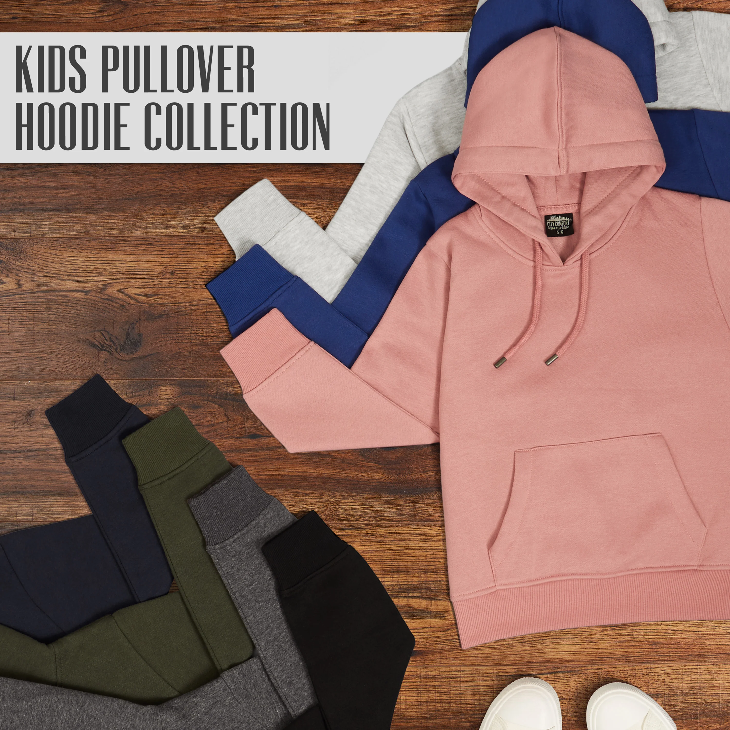 CityComfort Hoodie For Kids, CityComfort Hooded Sweatshirts - Image 33