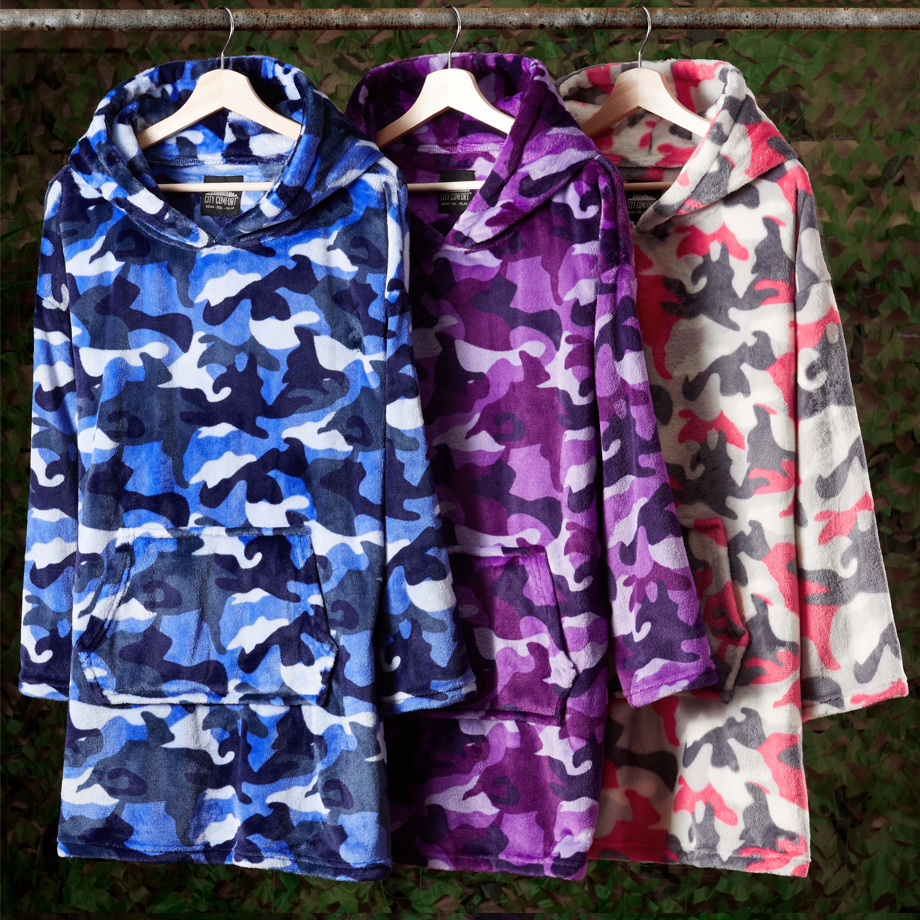 CityComfort Girls Oversized Blanket Hoodie Kids Fleece Fluffy Hoodies - Image 3