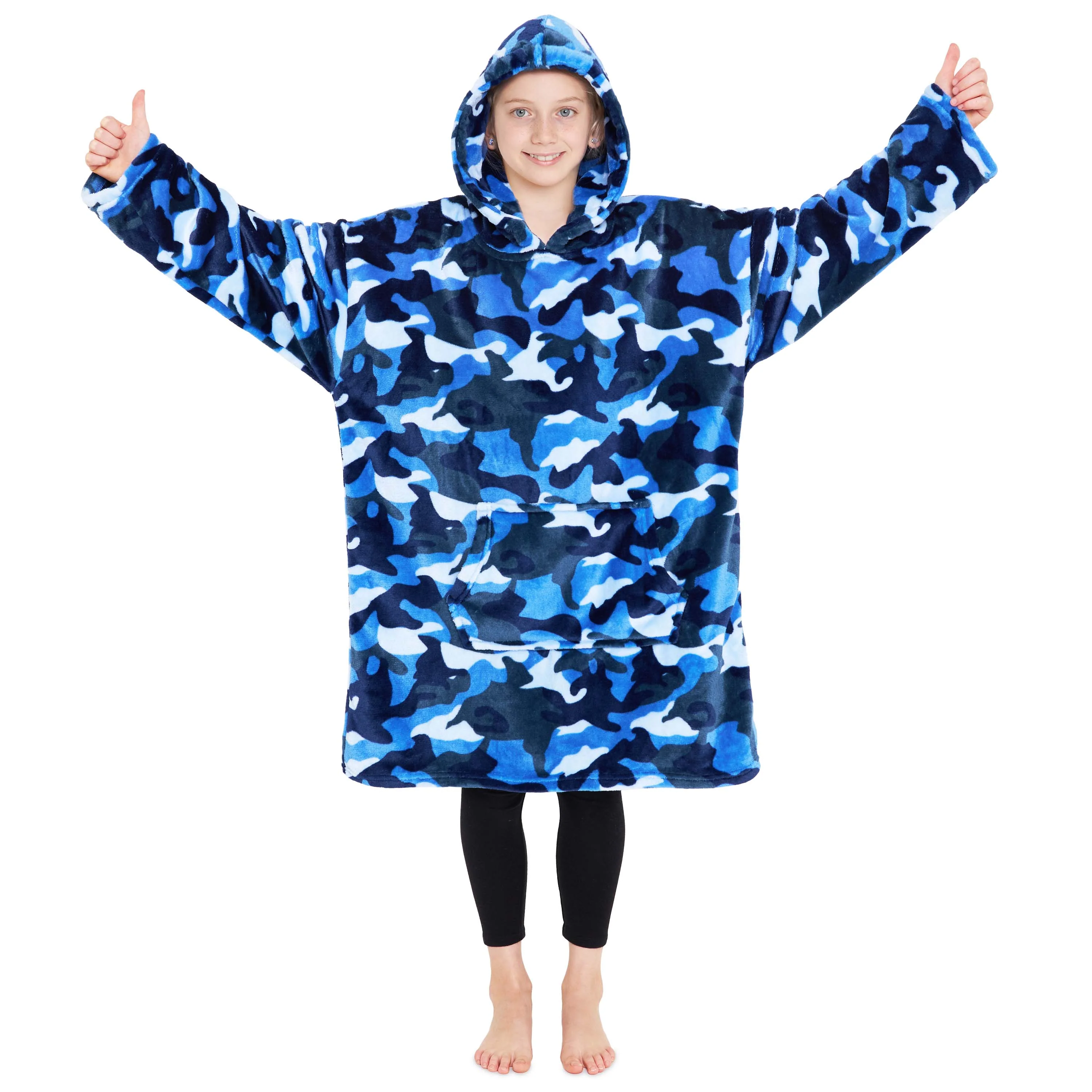 CityComfort Girls Oversized Blanket Hoodie Kids Fleece Fluffy Hoodies - Image 9