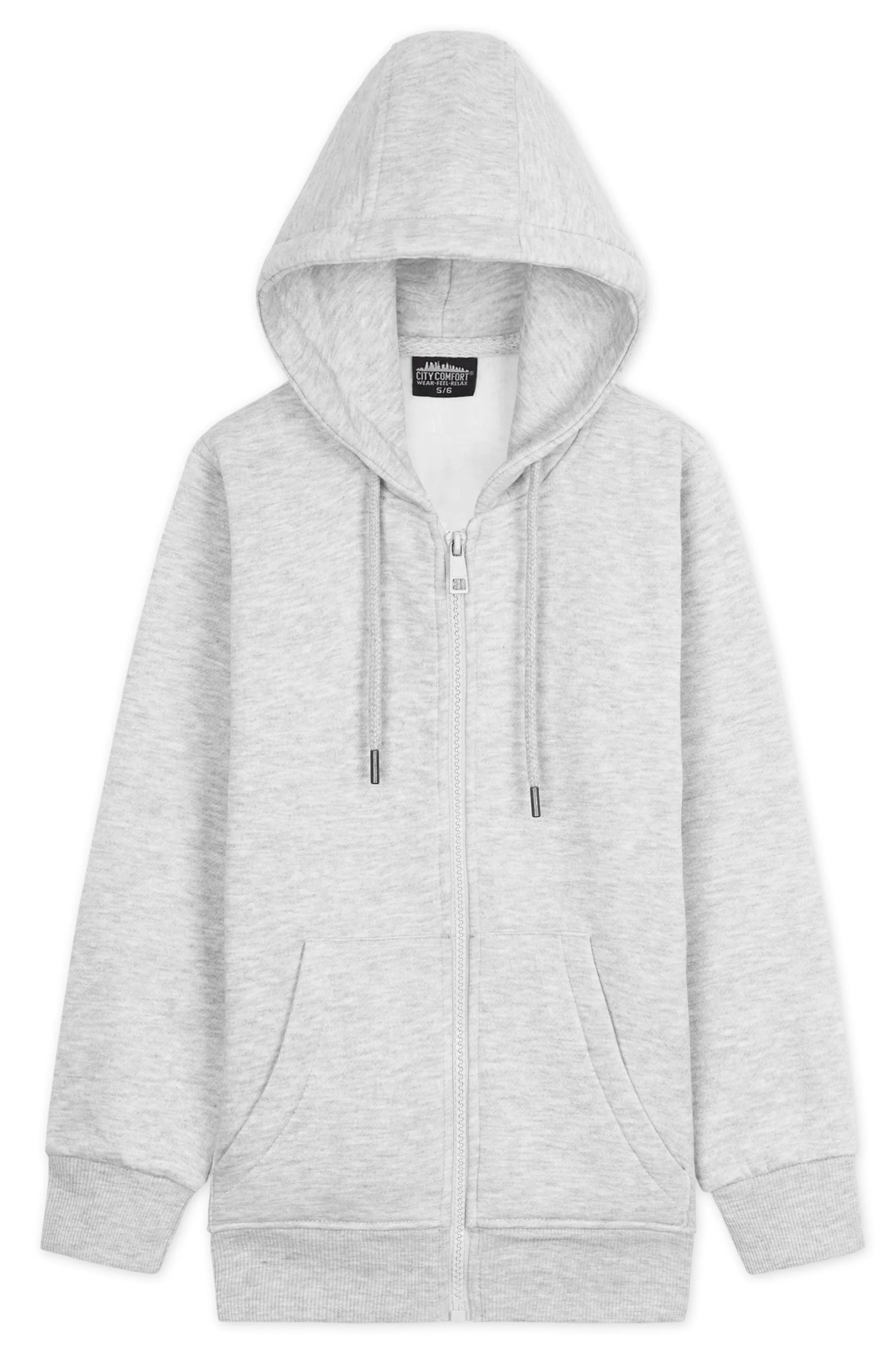CityComfort Hoodies For Kids, CityComfort Plain Zip Up Hoodie - Image 16