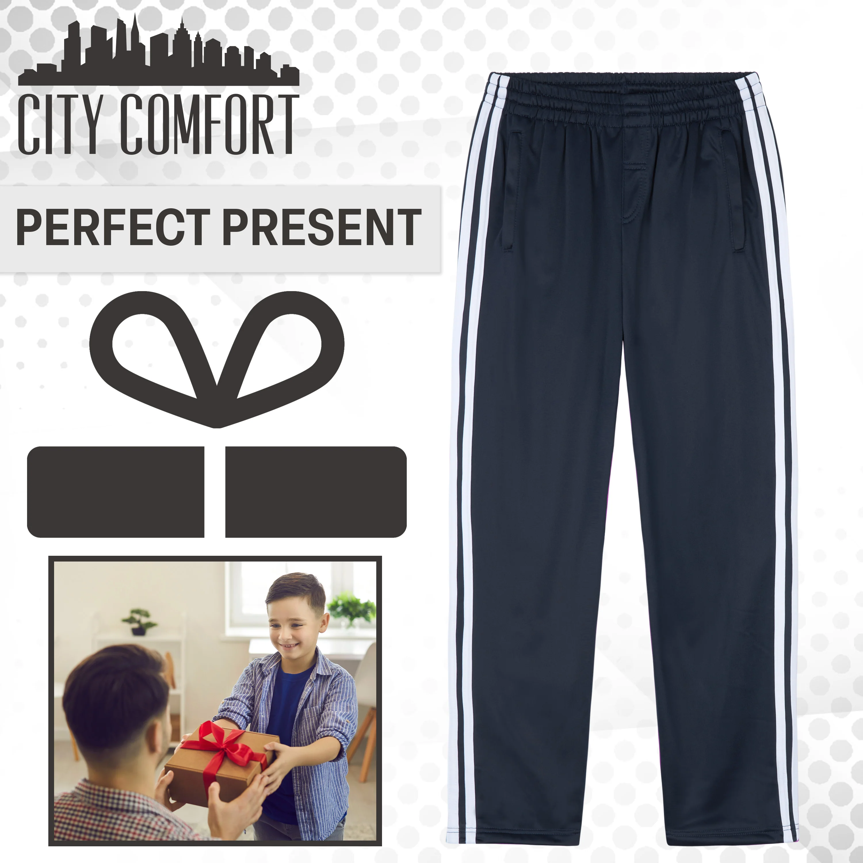 CityComfort Kids Joggers Training Trousers Boys Tracksuit Bottoms Teenagers - Image 10