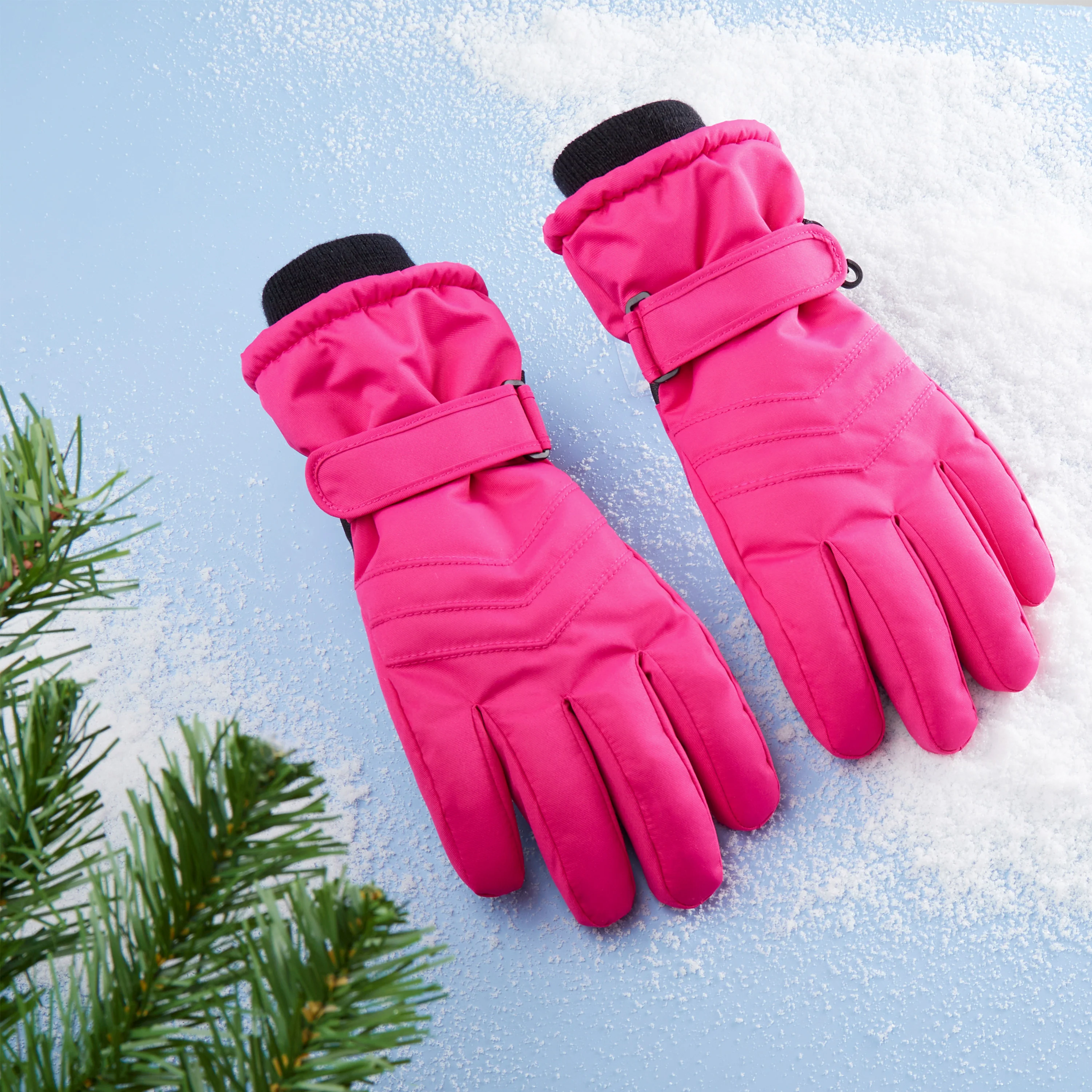 CityComfort Kids Skiing Gloves - Fleece Lined Touch Screen Gloves - Image 9