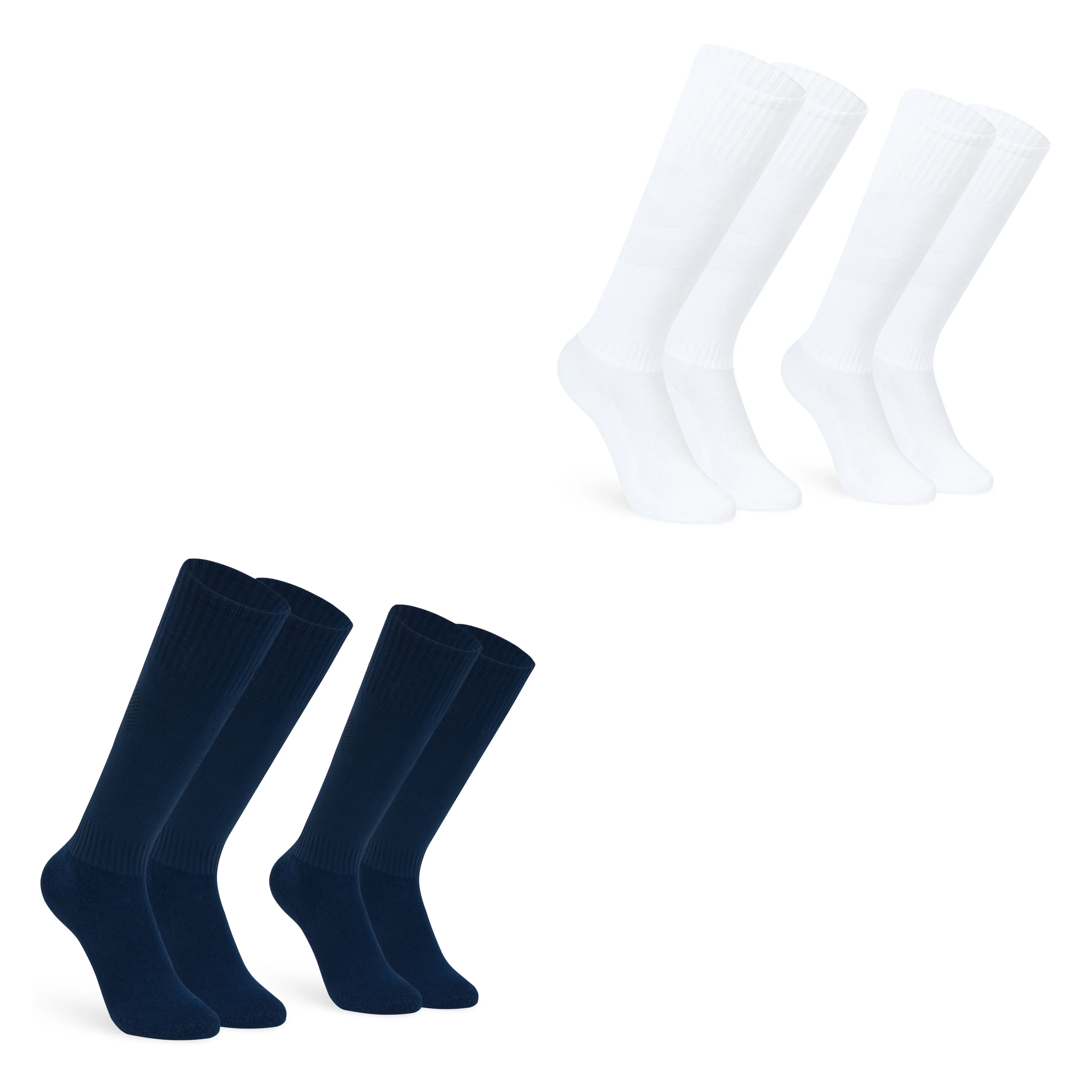 CityComfort Knee High Socks for Boys Girls 2 Pack