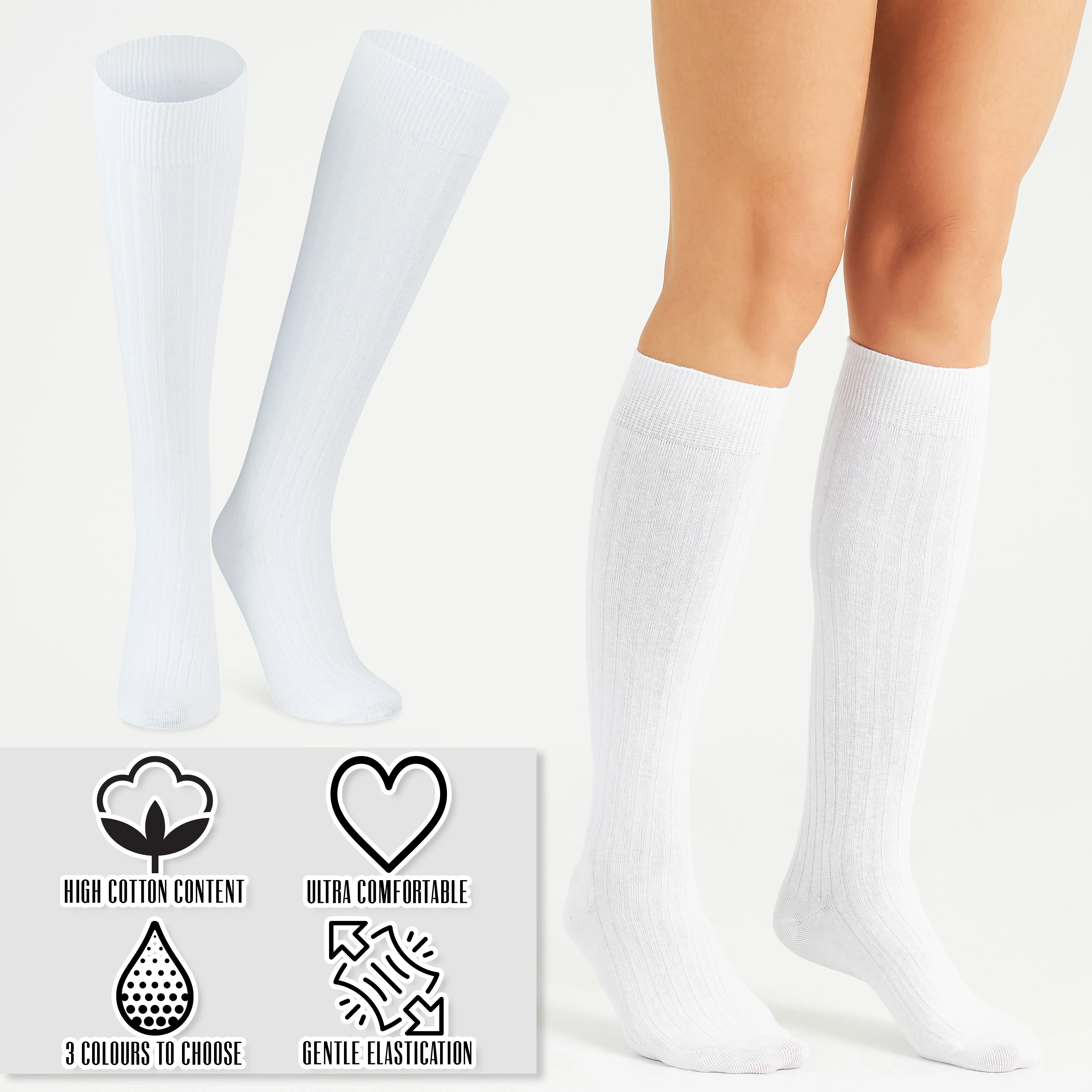 CityComfort Knee High Socks - Knee High Socks for Adults - Image 20