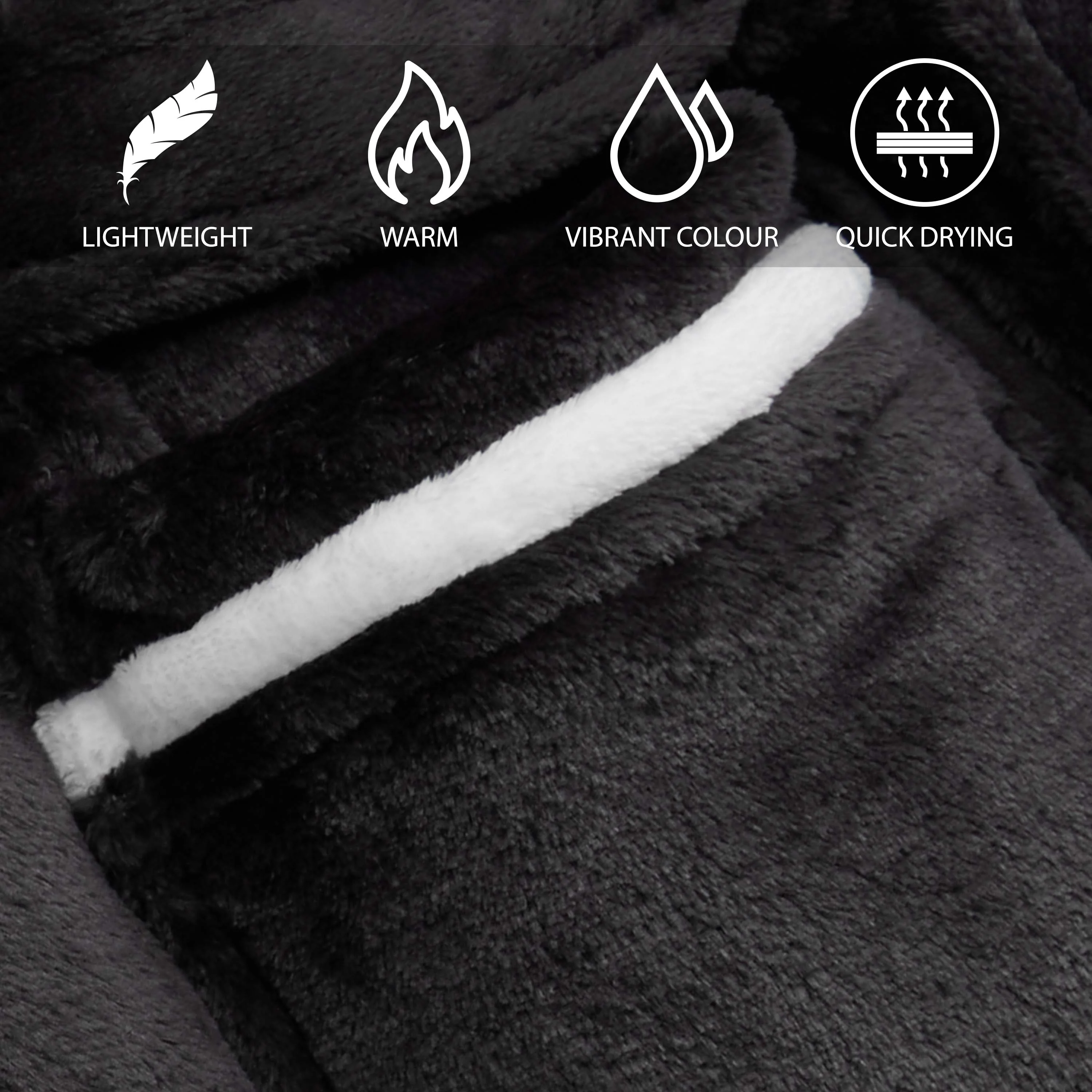 CityComfort Ladies Dressing Gowns Soft Fleece Hooded Women's Robes - Image 12
