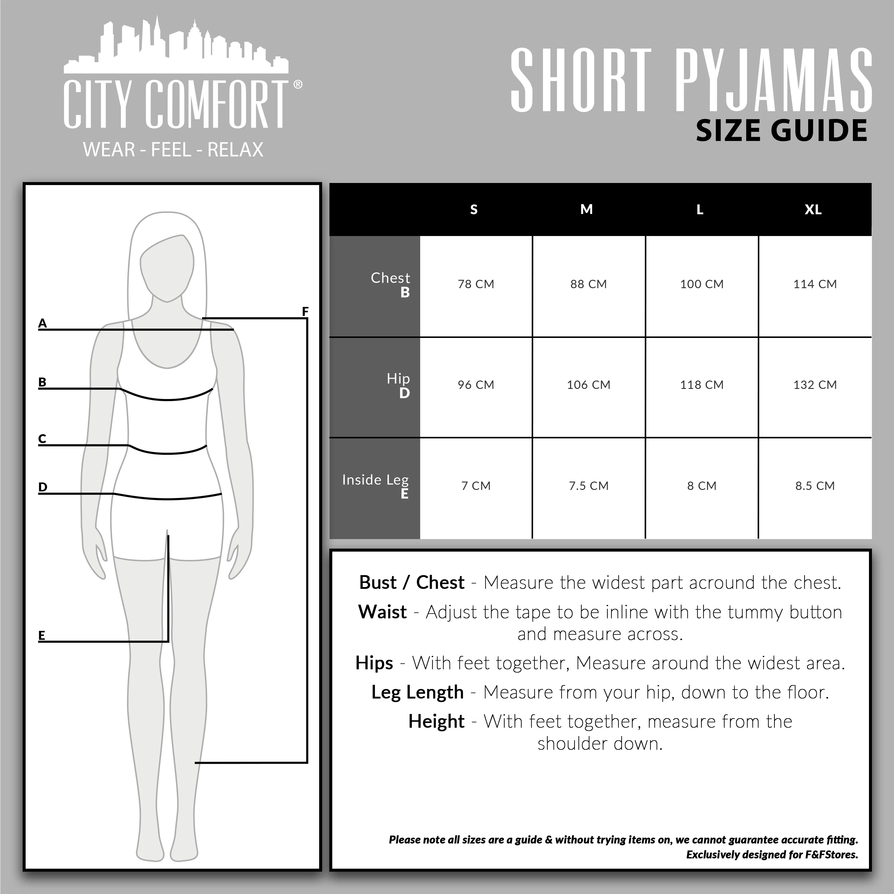 CityComfort Ladies Pyjamas, Women’s 2 Piece Nightwear, GREY SPOTS Pjs Set - Image 6