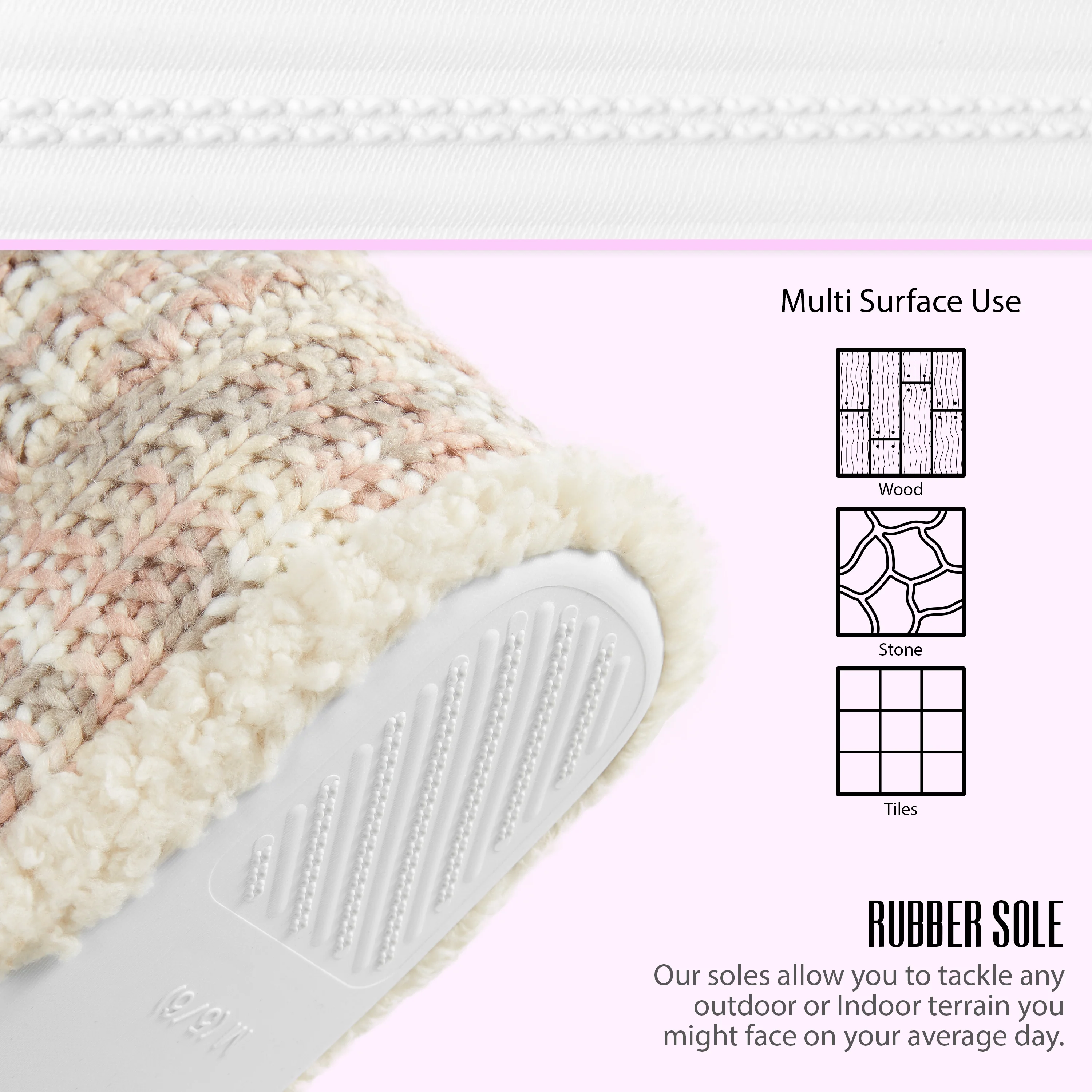 CityComfort Ladies Slipper Boots Knitted Warm Winter Indoor Booties - Image 6