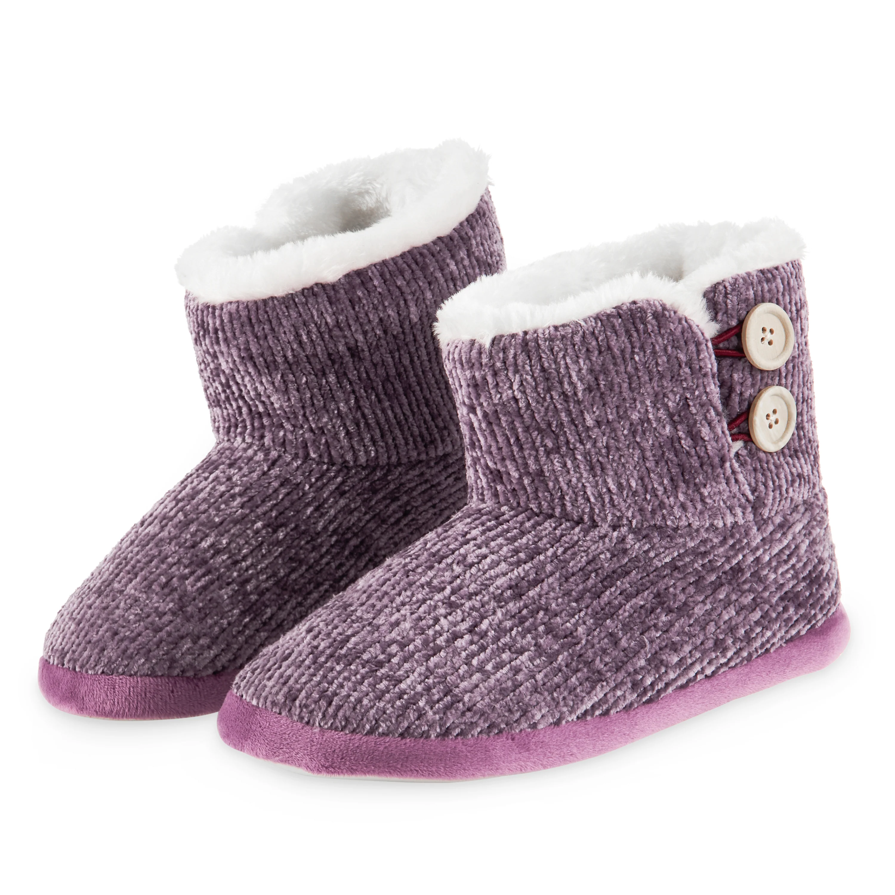 CityComfort Ladies Slippers, Faux Fur Bootie Slippers Women, Slipper Ankle Boots with Rubber Sole - Image 16