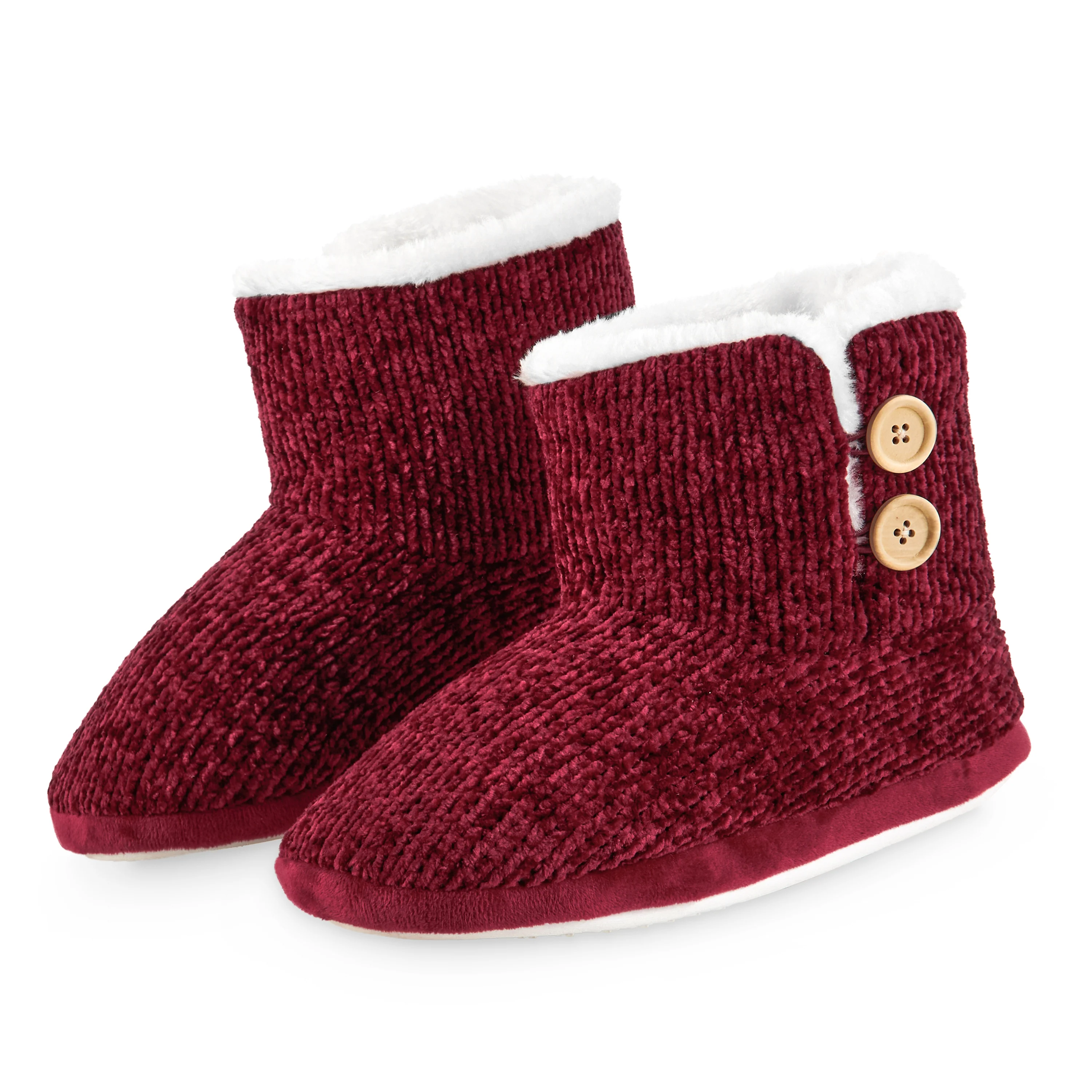 CityComfort Ladies Slippers, Faux Fur Bootie Slippers Women, Slipper Ankle Boots with Rubber Sole - Image 30