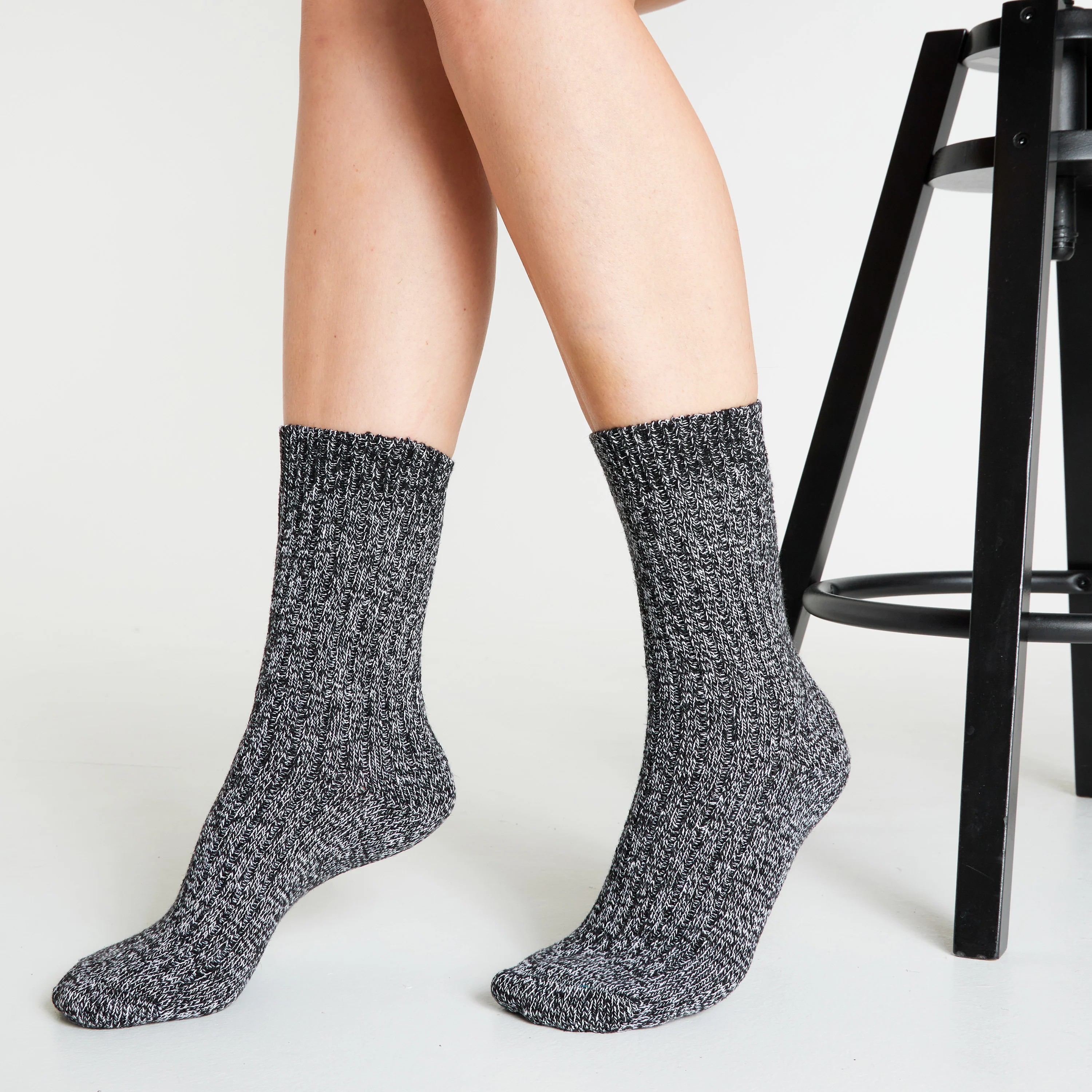 CityComfort Ladies Socks - Multi Marl - Pack of 5 - Image 6